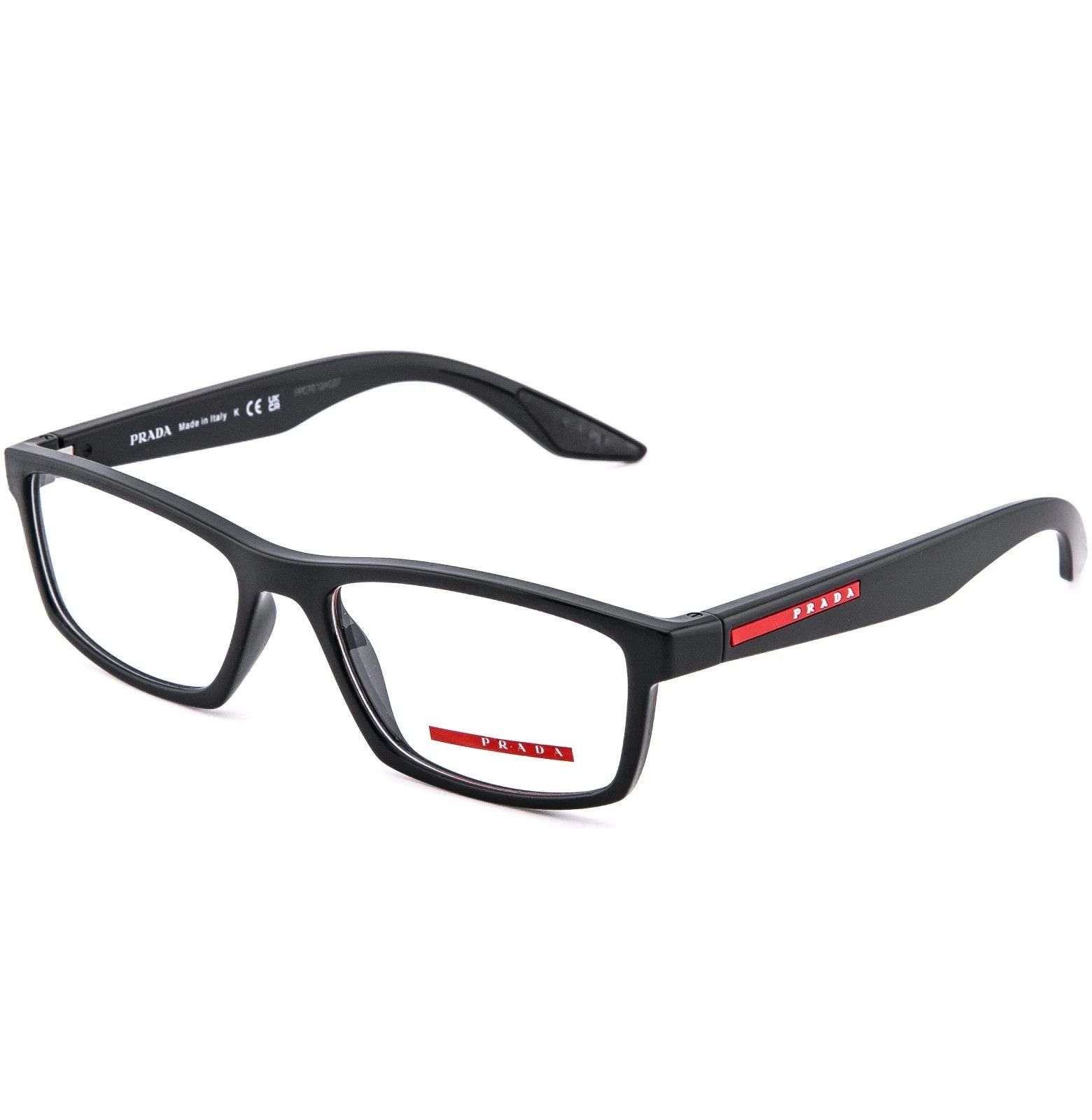 Prada PRADA Linea Rossa Eyewear 04P Shiny Black Unisex PS04PV Size ONE SIZE - 3 Thumbnail