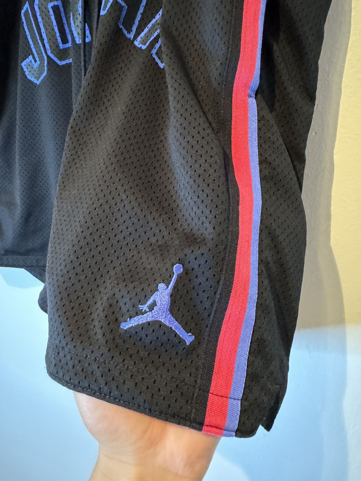 Jordan Brand Nike Jordan Sport DNA Mesh Shorts Black/Blue Men's Large Size US 40 / EU 56 - 2 Thumbnail