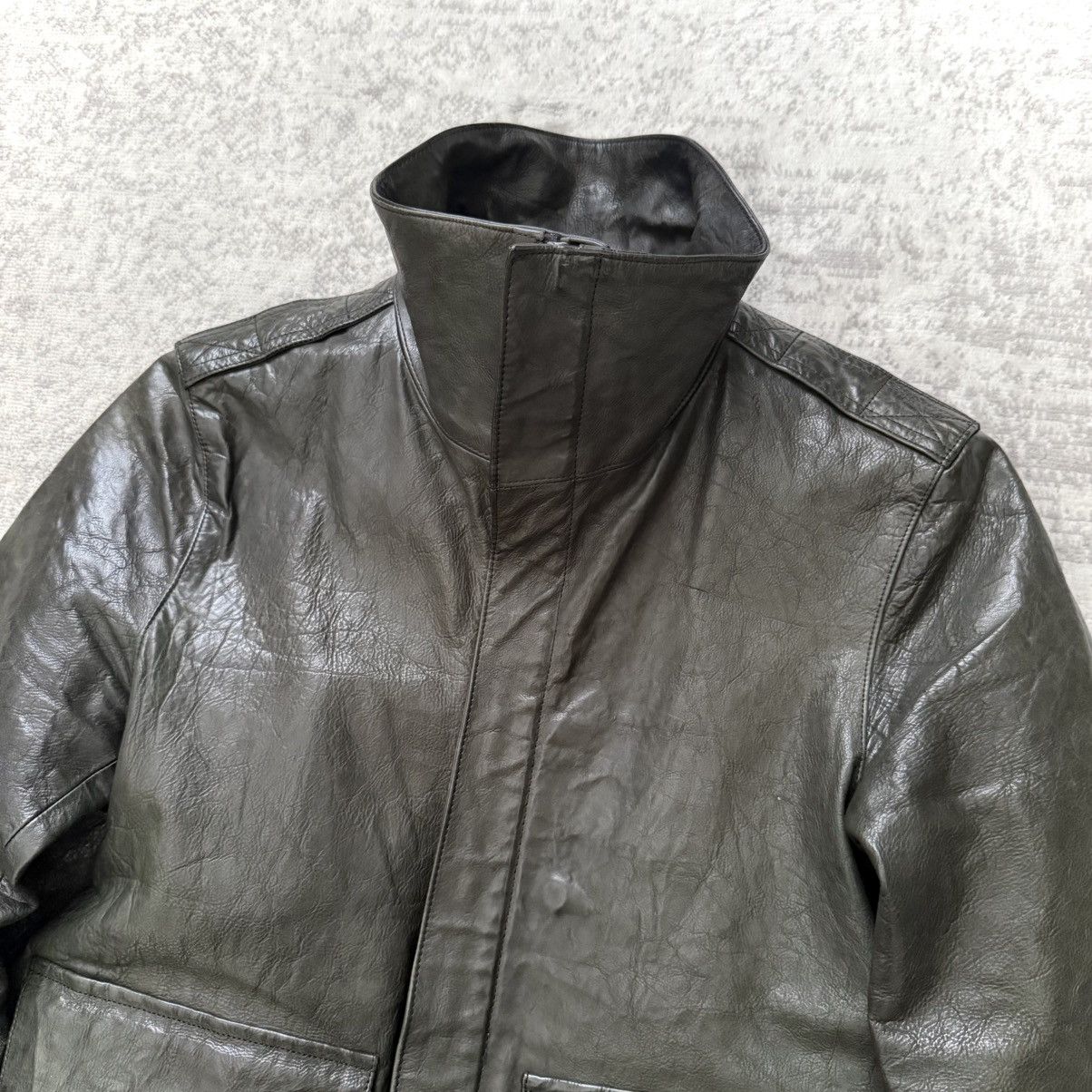 Kazuyuki Kumagai Attachment Early 2000's Attachment German Calf Leather A2 Flight Jacket Size US M / EU 48-50 / 2 - 7 Thumbnail