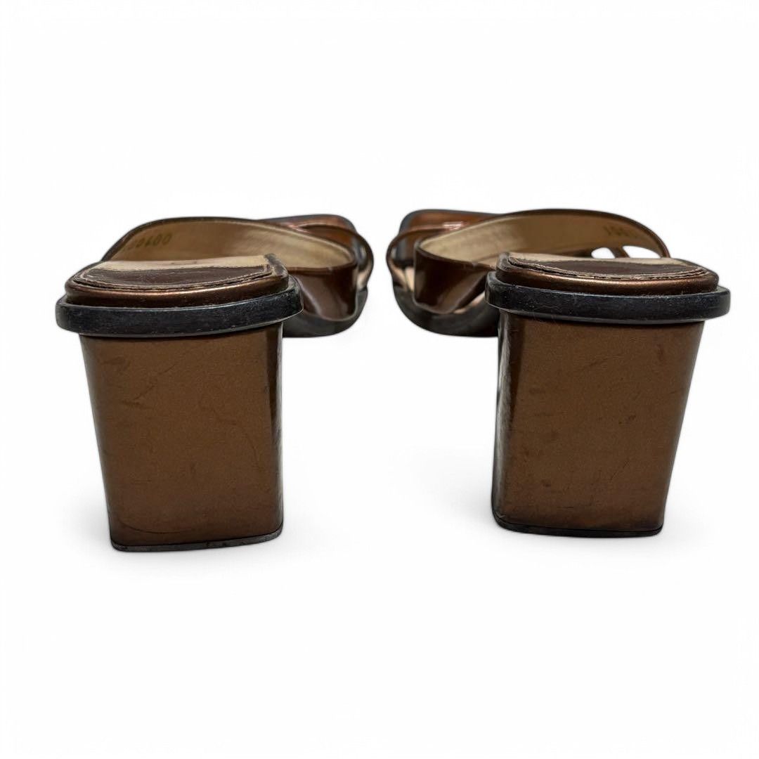 Louis Vuitton Louis Vuitton - 37.5 Vernis Mules Square Toe LV Charms Size US 6.5 / IT 36.5 - 5 Thumbnail