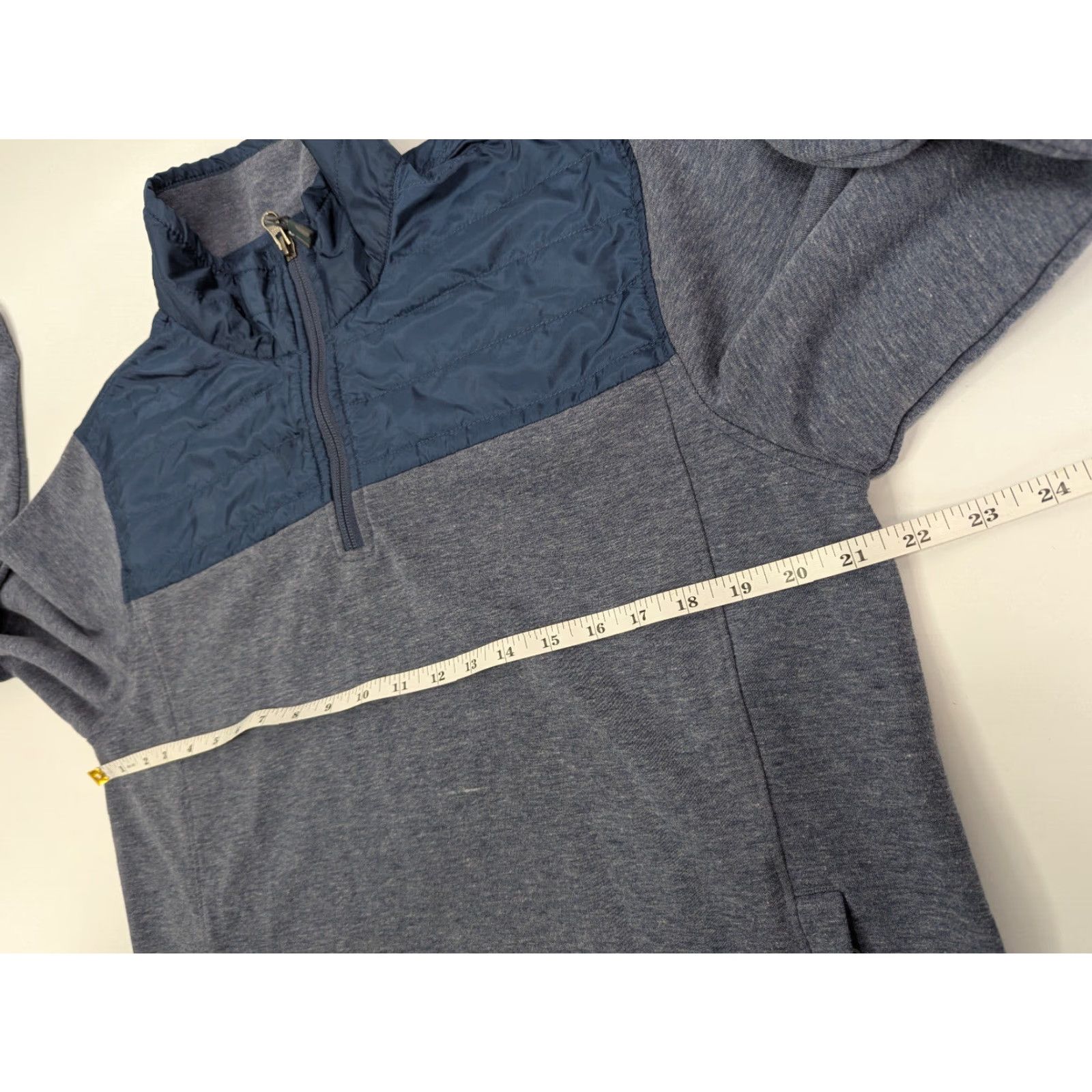 Eddie Bauer VINTAGE Eddie Bauer Pullover 1/4 Zip Pockets Blue Mens Size M Golf Hiking Outdoor Classic Preppy Sweater Size US M / EU 48-50 / 2 - 5 Thumbnail
