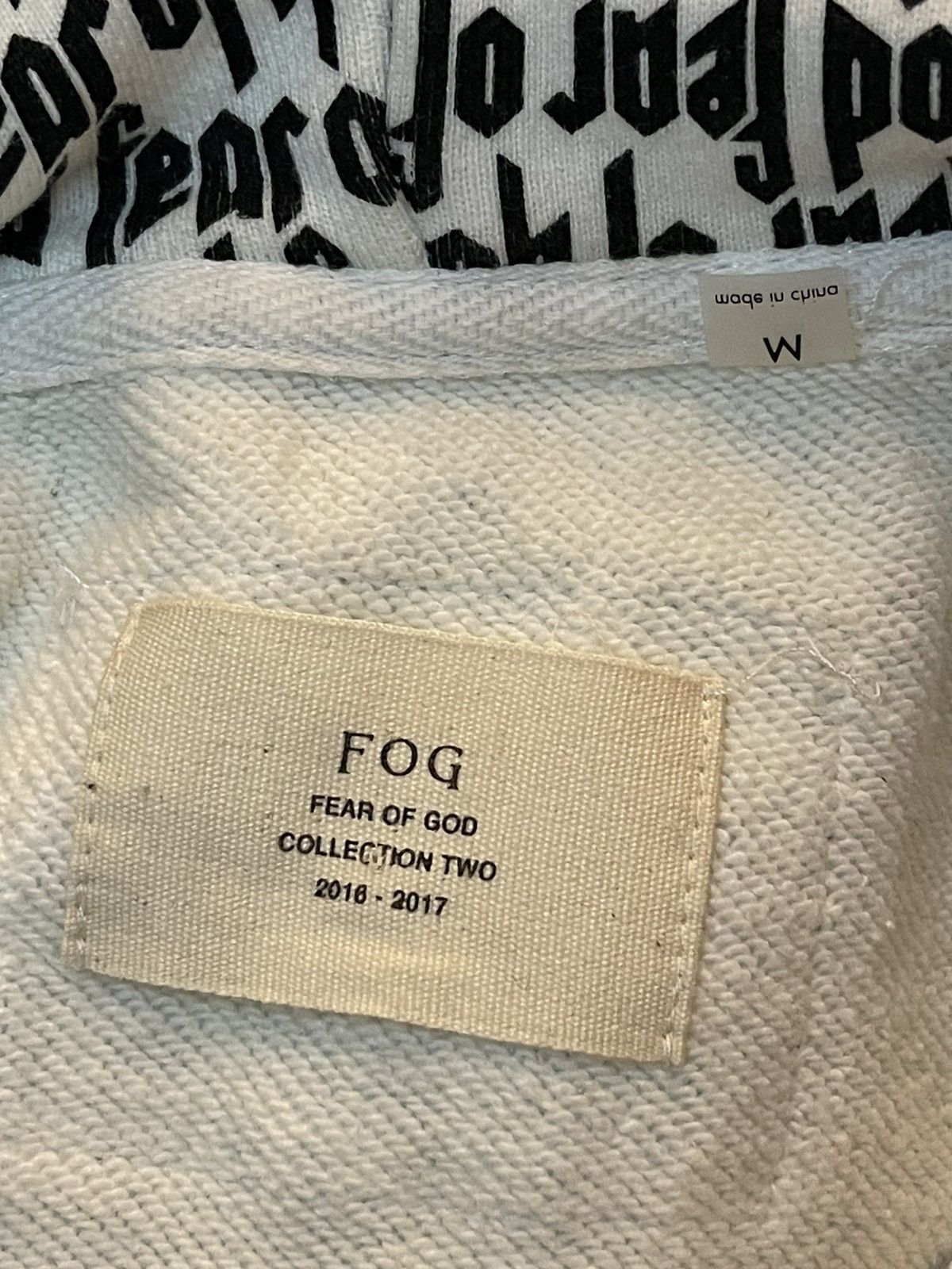 Fear of God Fear Of God FOG All Over Print Hoodie Sz M Size US M / EU 48-50 / 2 - 5 Thumbnail