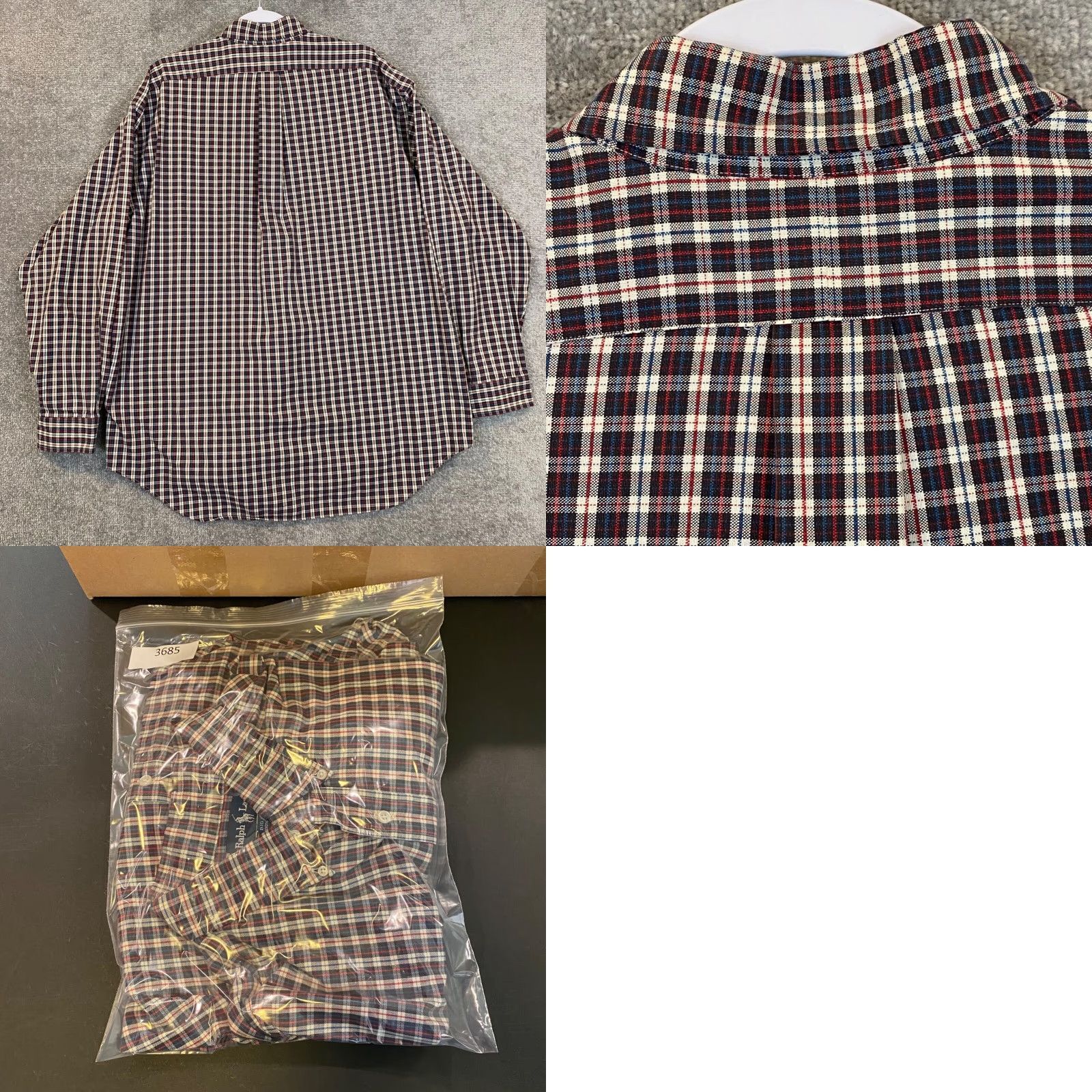 Ralph Lauren Ralph Lauren Big Shirt Mens XL Multicolor Plaid Button-Down Pony Dress Top L/S Shirt Size US XL / EU 56 / 4 - 8 Thumbnail