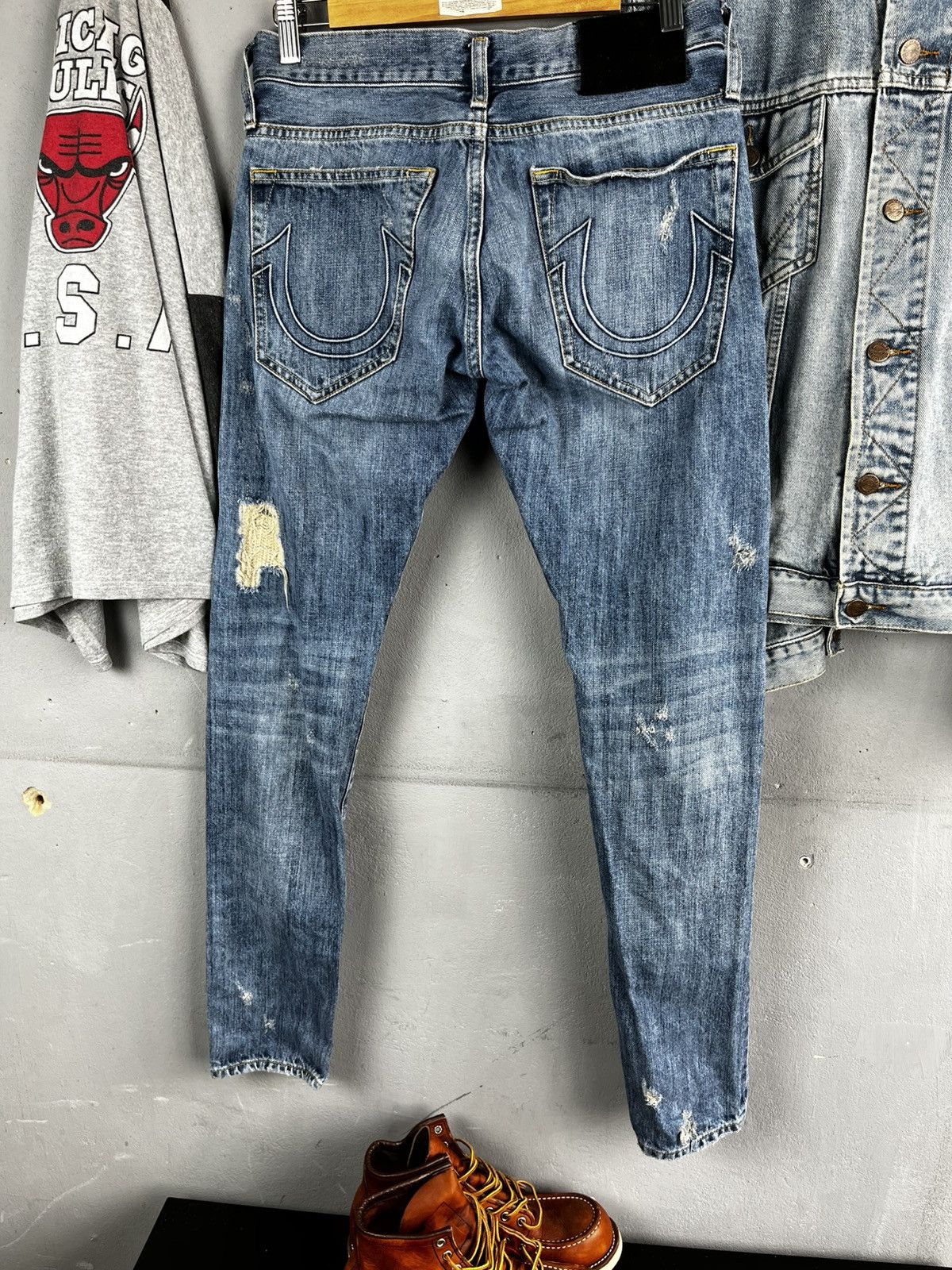 True Religion True Religion distressed denim pants y2k Size 28" / US 6 / IT 42 - 6 Thumbnail