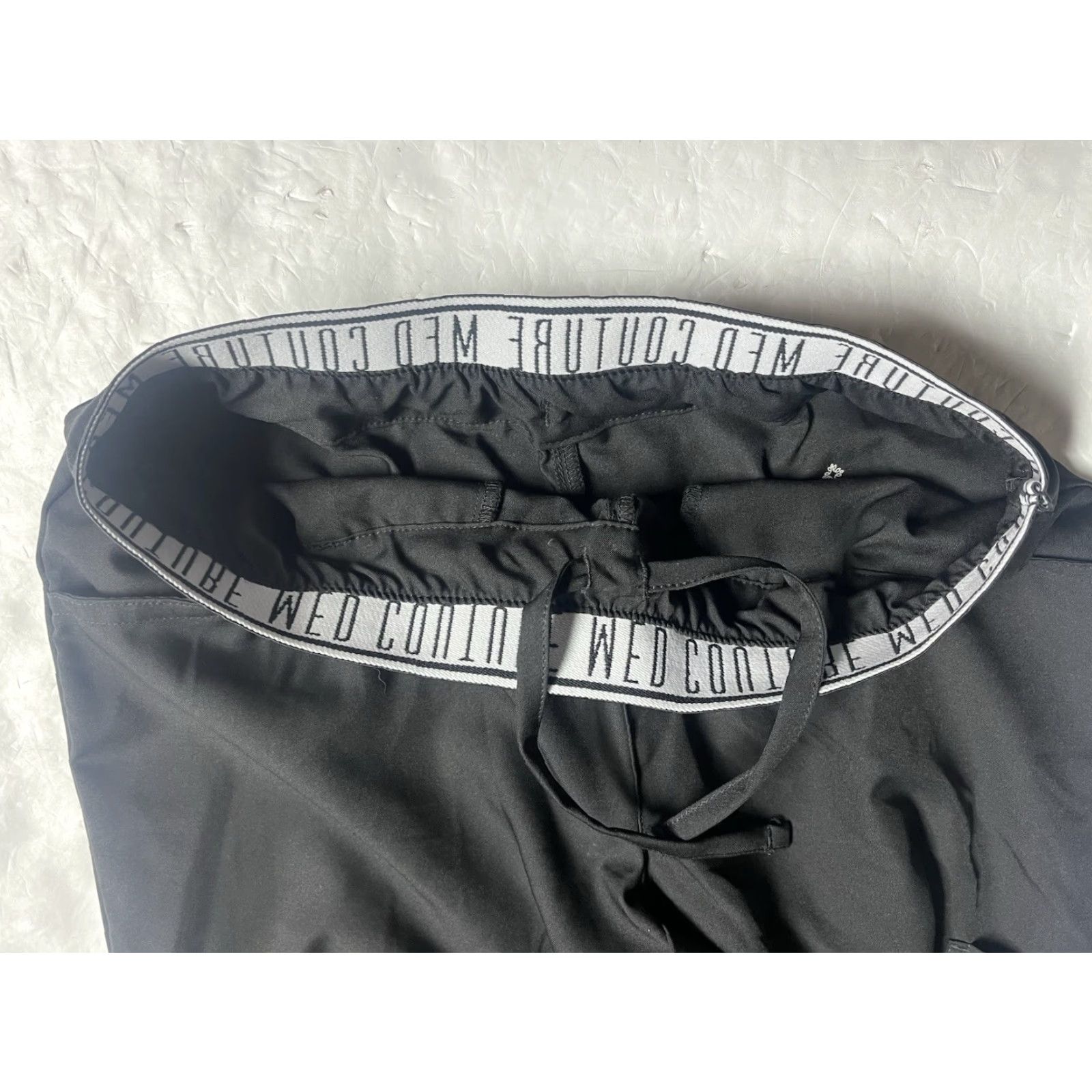 Vintage Med Couture Scrub Cargo Black Comfort Waistband Size XS Women XS Black Cargo Scrub Size US 27 - 6 Thumbnail