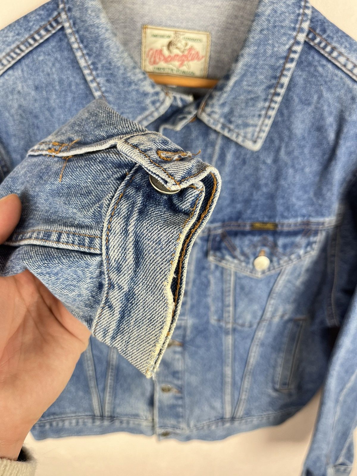 Lee vintage lee distressed denim cowboy jacket blue size m Size US M / EU 48-50 / 2 - 9 Thumbnail
