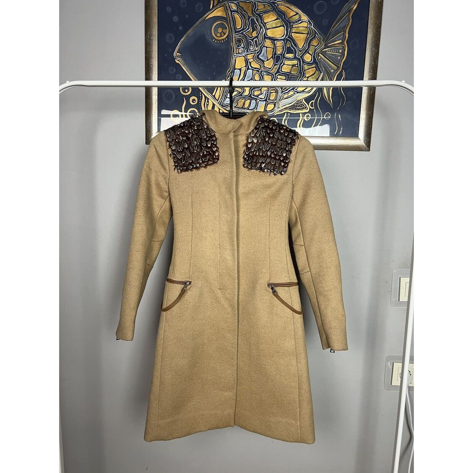 Prada RARE! Prada Beige Camelwool Hooded Coat Size 38 Size XS / US 0-2 / IT 36-38 - 6 Thumbnail