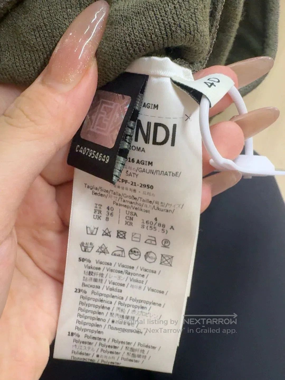 Fendi Fendi Sleeveless Jumpsuit. Size US 28 / EU 44 - 3 Thumbnail