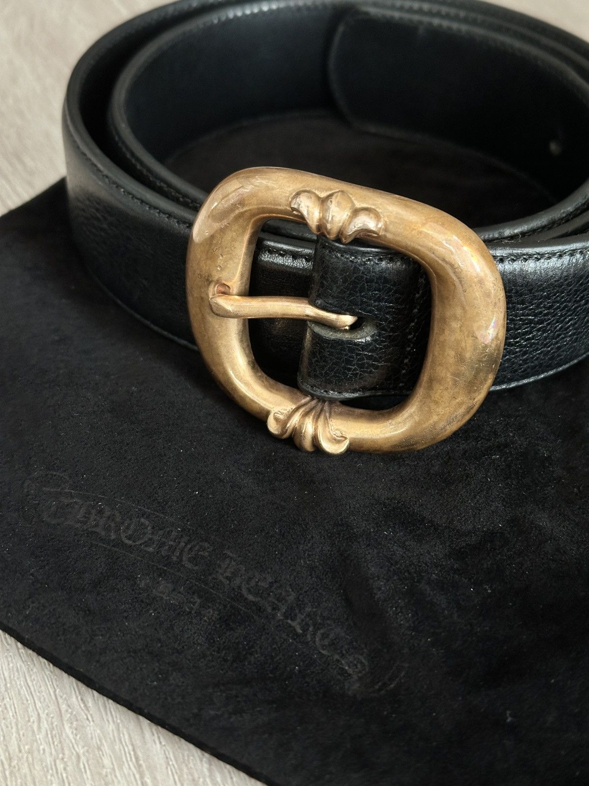 Chrome Hearts RARE CHROME HEARTS BRONZE GUNSLIGNER size 34 like new Size 34 - 2 Thumbnail