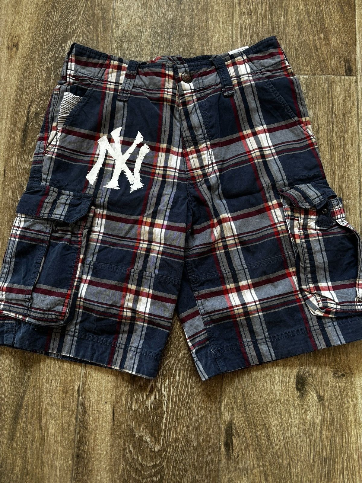 New York Yankees Y2k New York Yankees x Tommy Hilfiger Baggy Jeans Vintage Size US 32 / EU 48 - 3 Thumbnail