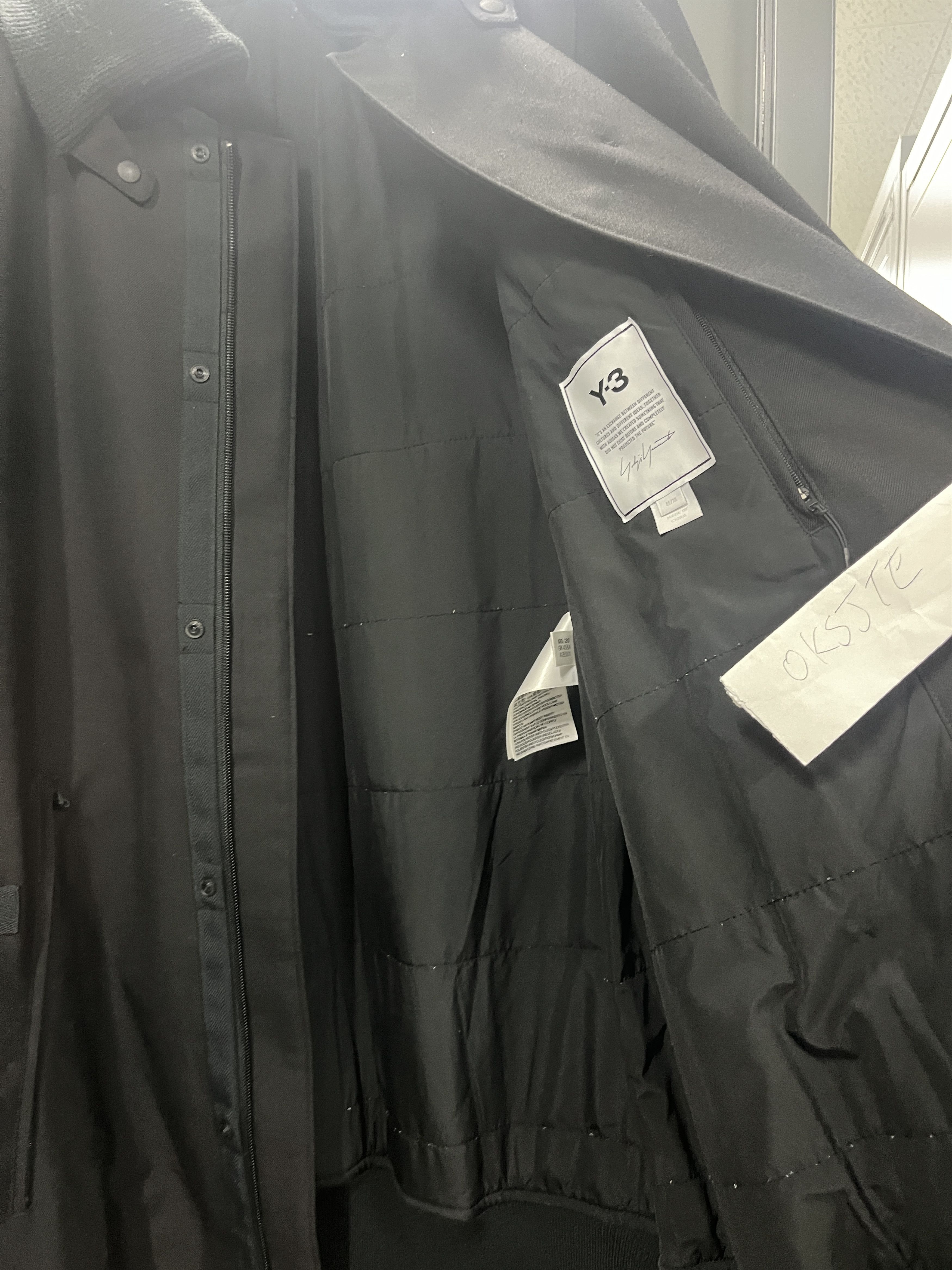 Y-3 Y-3 Classic Winter Wool Padded Coat Black M Size US M / EU 48-50 / 2 - 17 Thumbnail