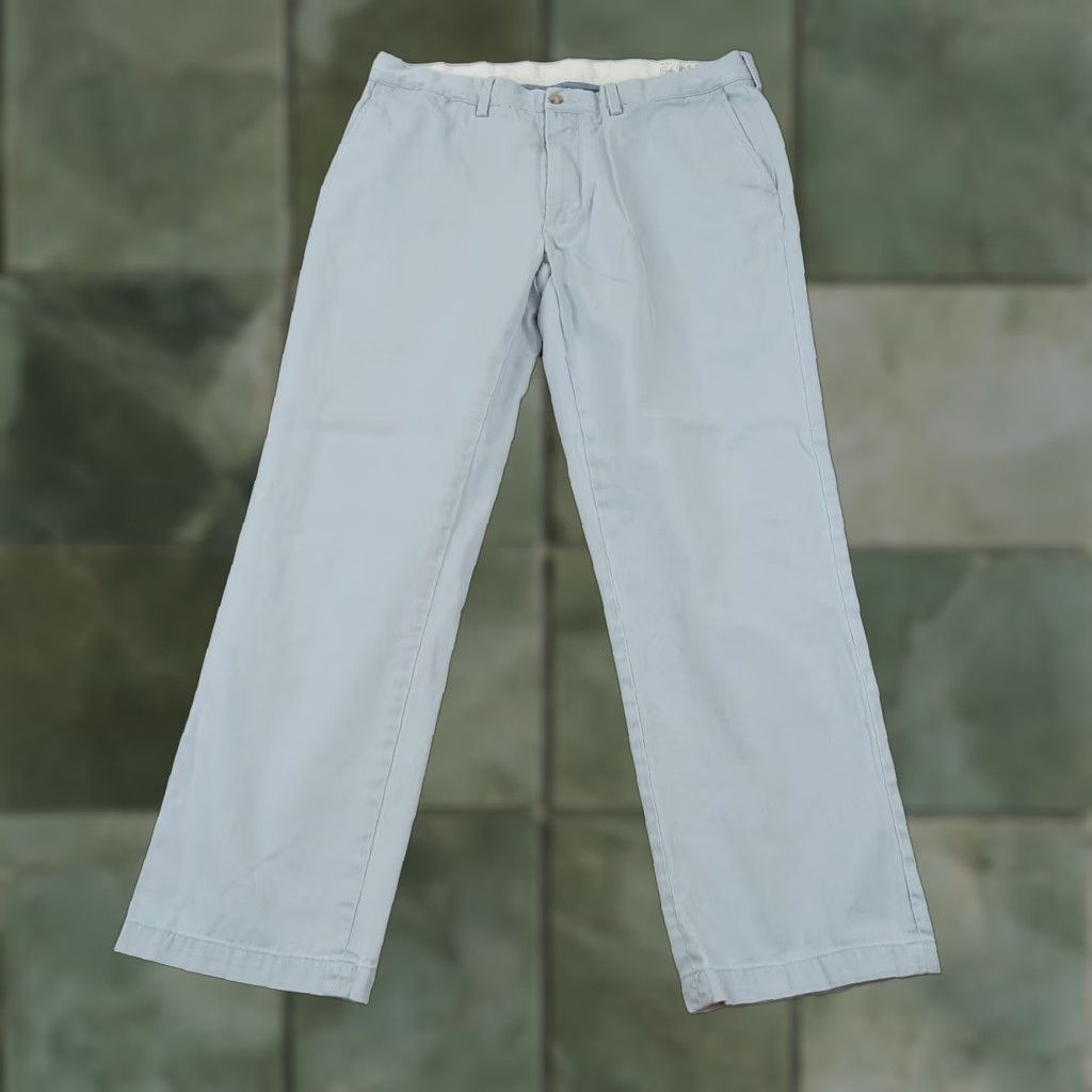 Polo Ralph Lauren Polo Ralph Lauren Pants Men 36x30 Blue Chino Classic Fit Straight Size US M / EU 48-50 / 2 - 1 Thumbnail