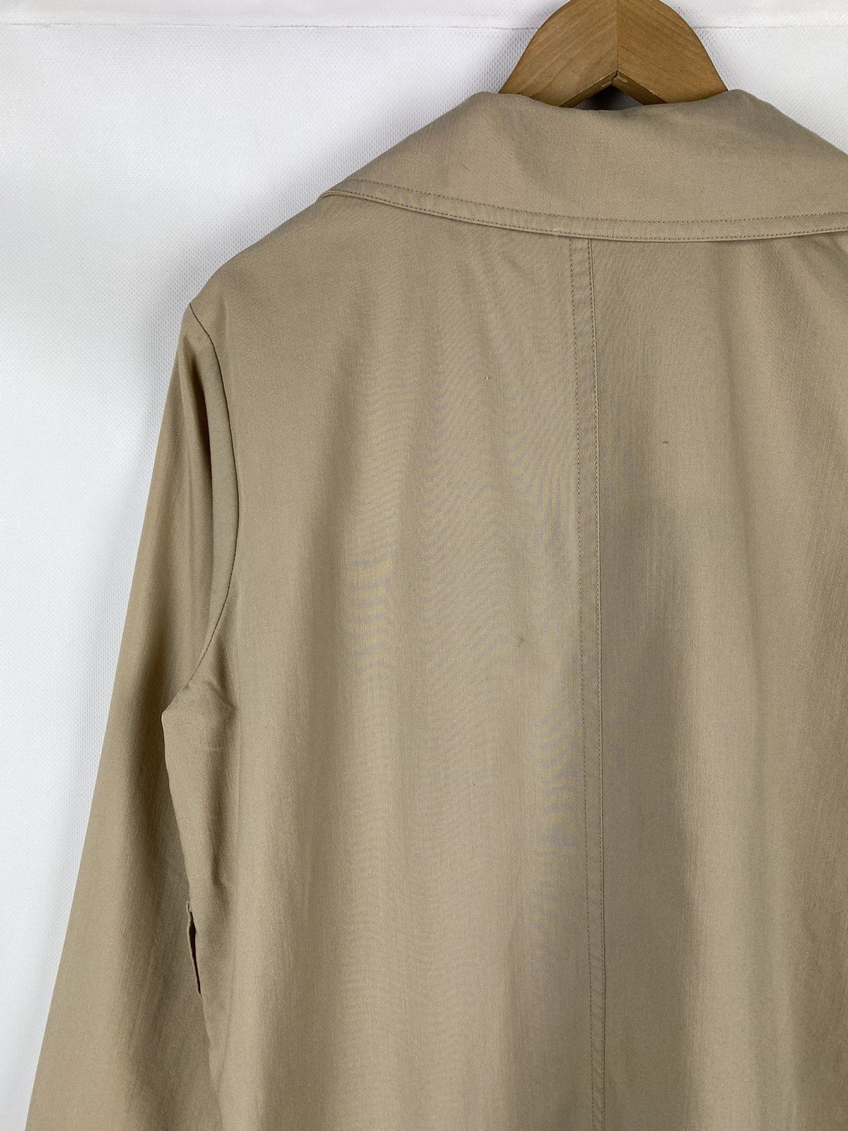 Vintage × Yves Saint Laurent Vintage Yves Saint Lauren YSL wool belted blazer jacket Size M / US 6-8 / IT 42-44 - 13 Thumbnail