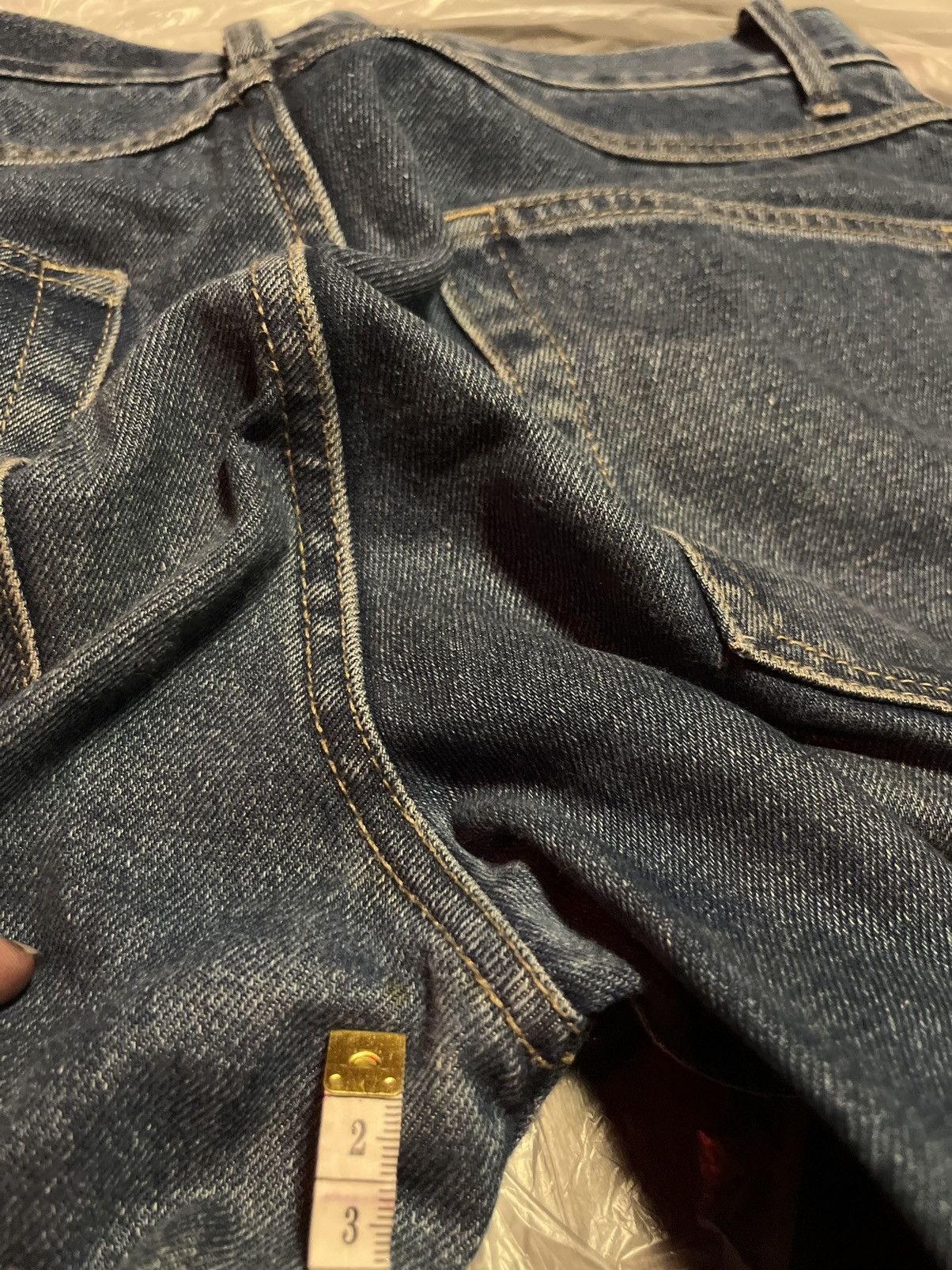 Japanese Brand Custom Horror Graphic Denim Jeans (Straight Fit, DIY2020s) Size US 30 / EU 46 - 12 Thumbnail