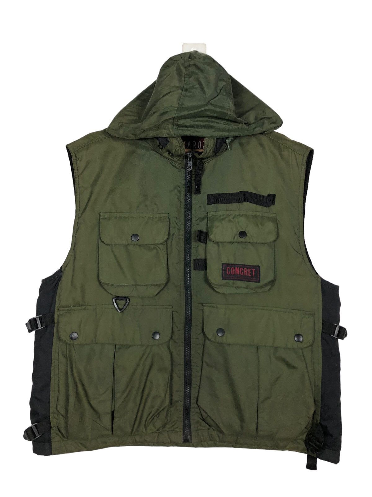 Japanese Brand 🔥90’s Varoz Japan Utility Cargo Pocket Vest Multi Functions Size US L / EU 52-54 / 3 - 1 Thumbnail