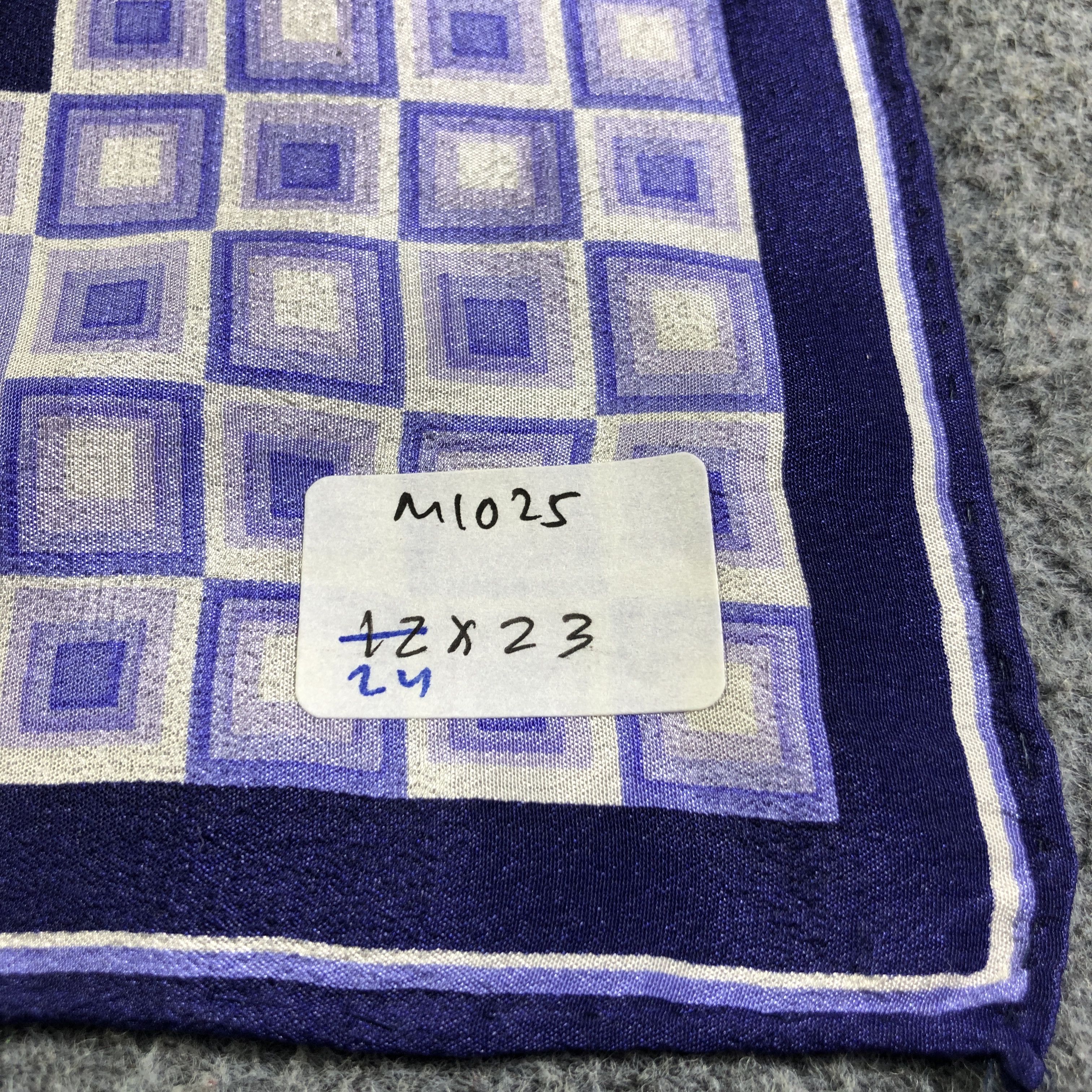 Japanese Brand Jean P.Brigardiot Abstract Hand Rolled Silk Scarf M1025 Size ONE SIZE - 6 Thumbnail