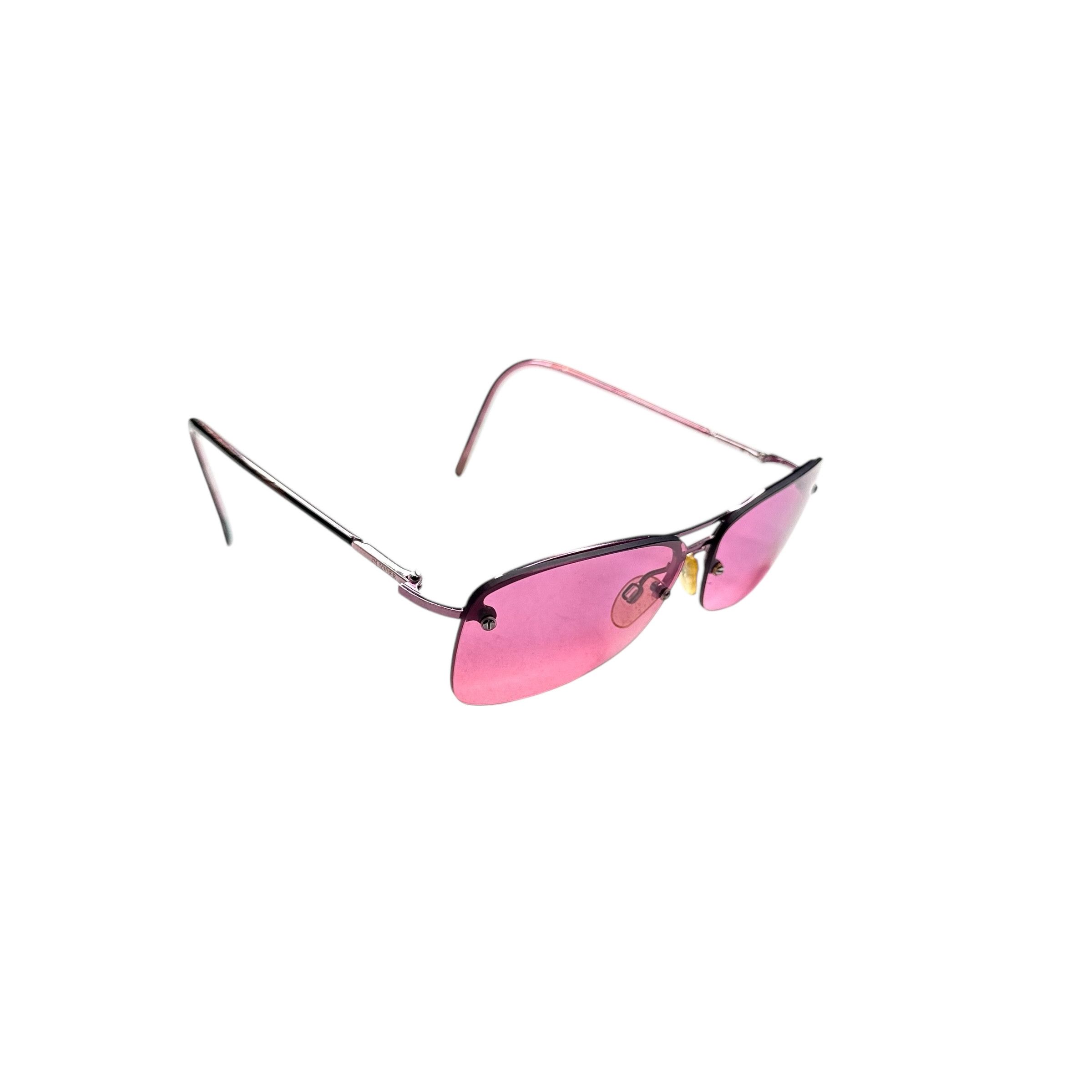 Valentino Valentino Pink Assymetric Sunglasses Size ONE SIZE - 2 Thumbnail