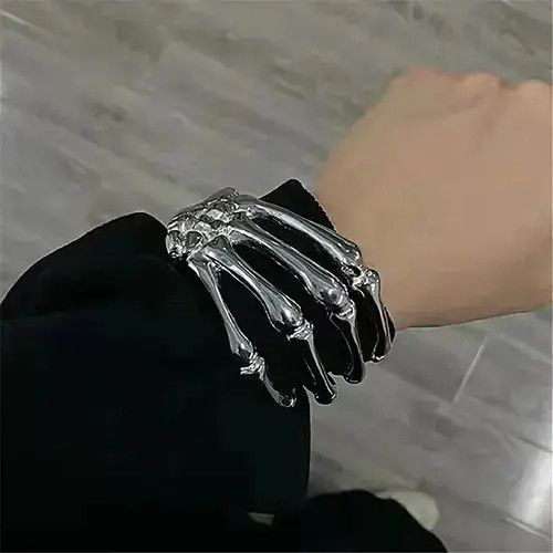 VIBE Skull Hand Bangles Size ONE SIZE - 1 Thumbnail
