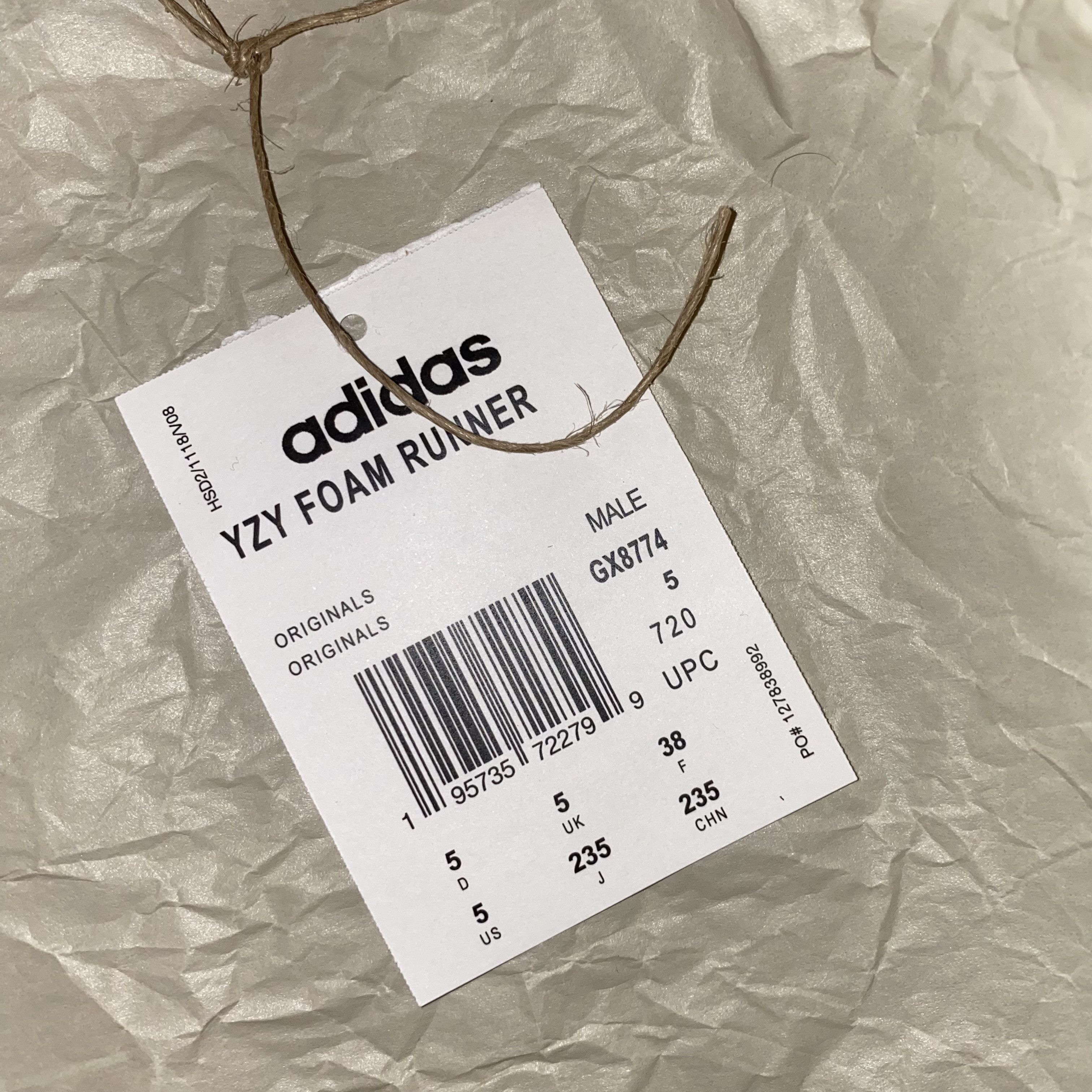 Adidas × Kanye West Yeezy Foam RNNR MX Size US 5 / EU 37 - 7 Thumbnail