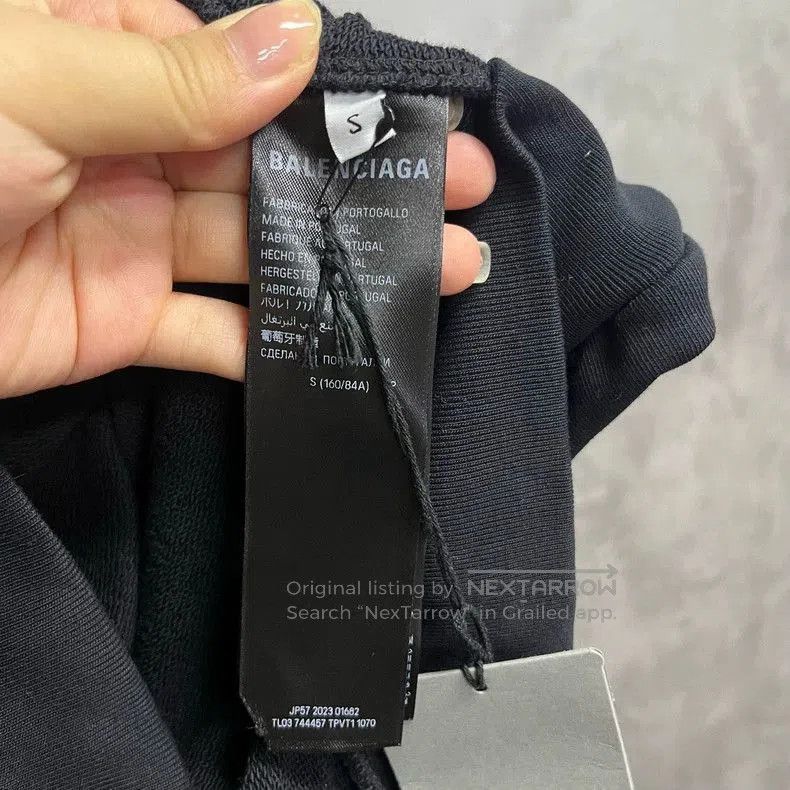 Balenciaga Balenciaga Black Logo Print Hoodie. Size US S / EU 44-46 / 1 - 3 Thumbnail