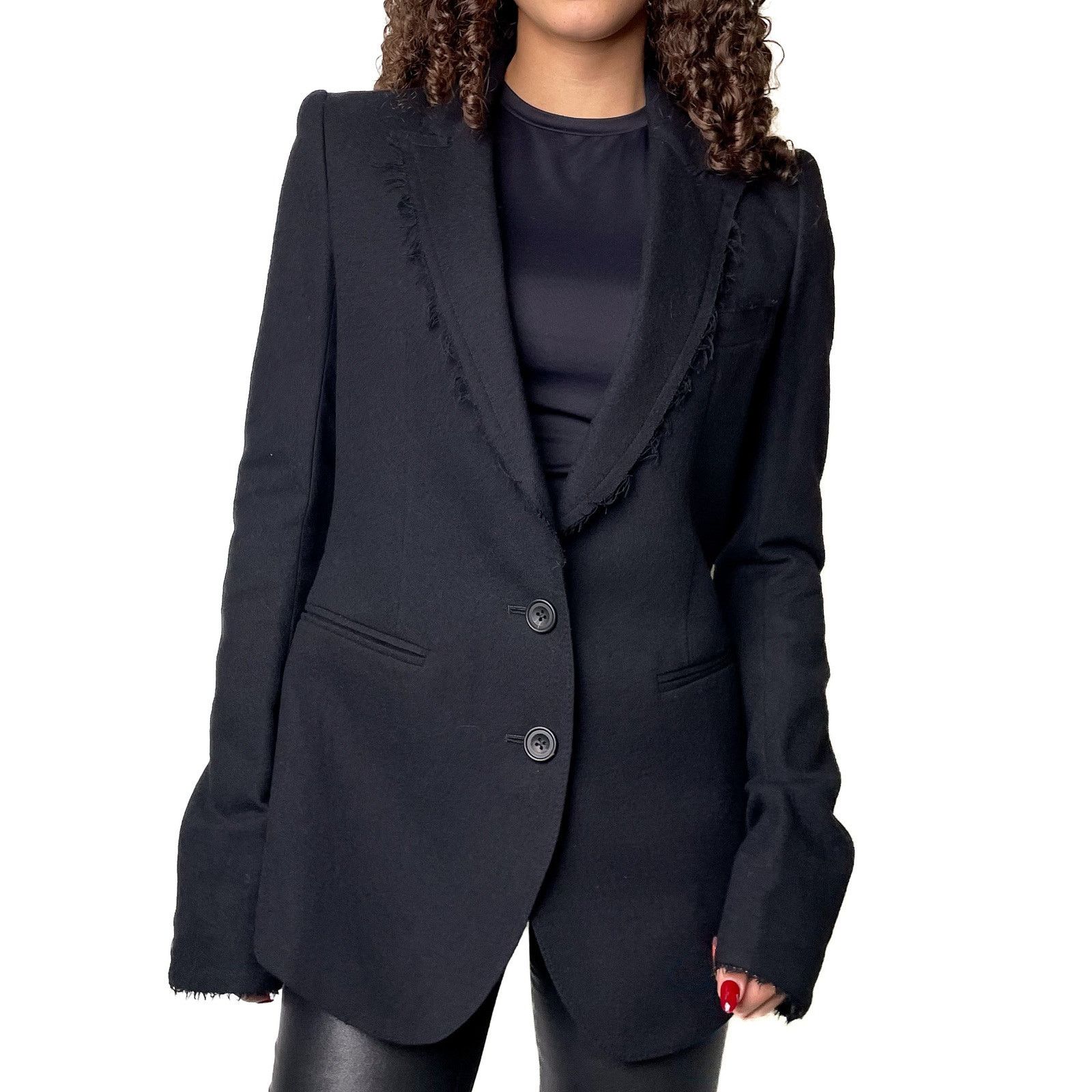 Le Grande Bleu (L.G.B.) Black Blazer Size S / US 4 / IT 40 - 3 Thumbnail