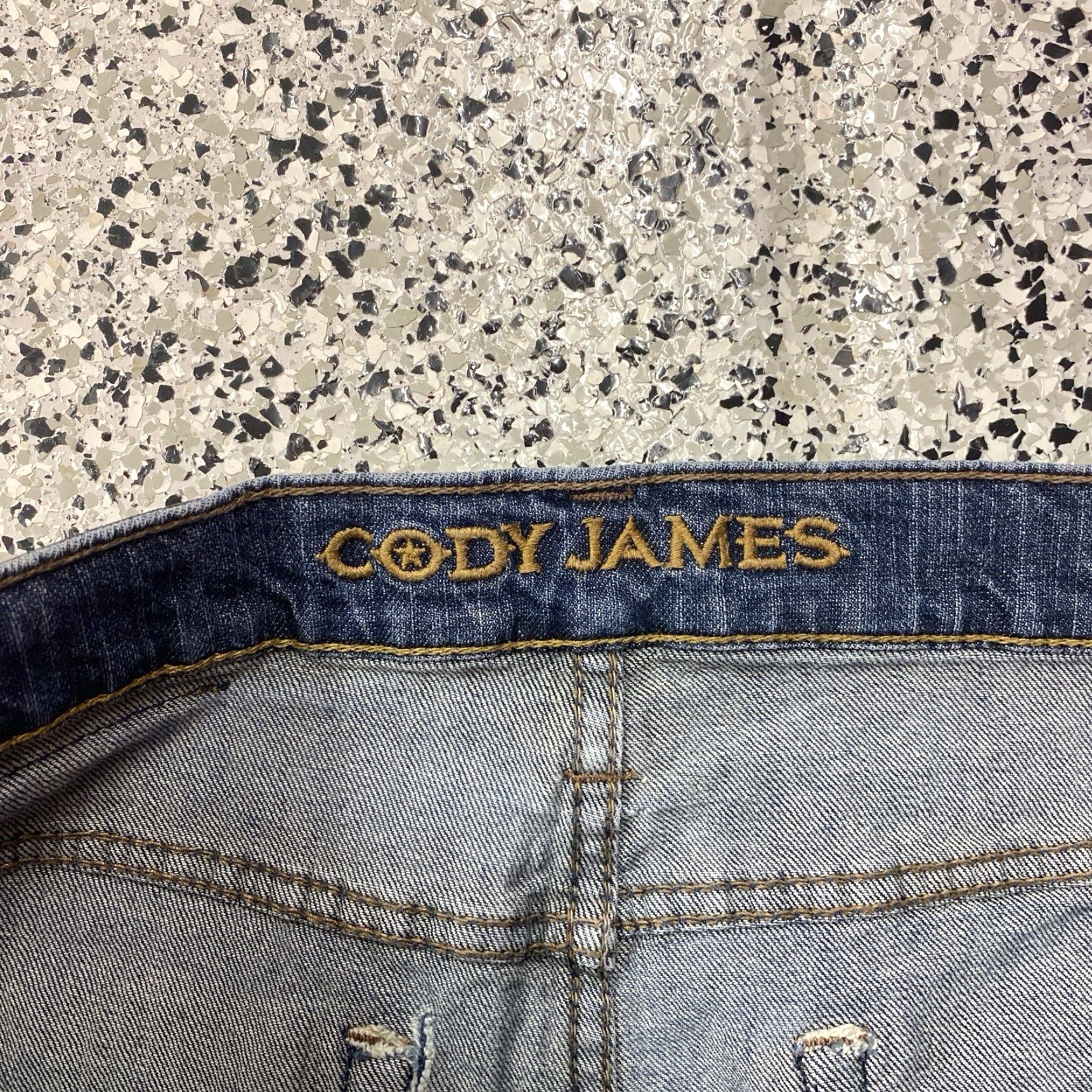 Cody James Cody James Jeans Straight Blue Denim Mens 34x32 35x31 Cotton Lycra 5-Pocket Western Cowboy Streetwear Regular Waist Medium Wash Jeans Mens Size US 34 / EU 50 - 4 Thumbnail
