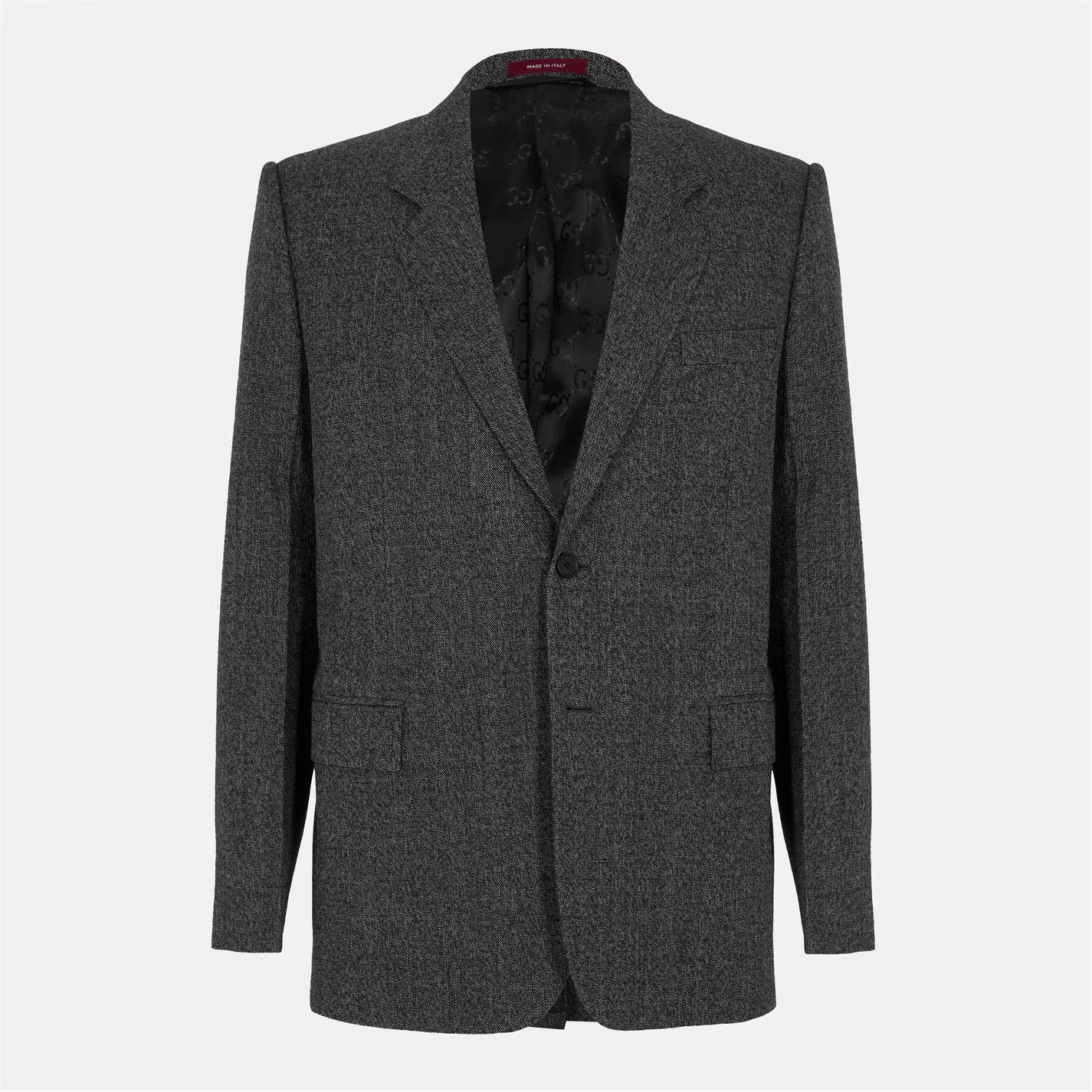 Gucci o1g2r1mq0426 Wool Blazer in Grey Size US M / EU 48-50 / 2 - 1 Thumbnail