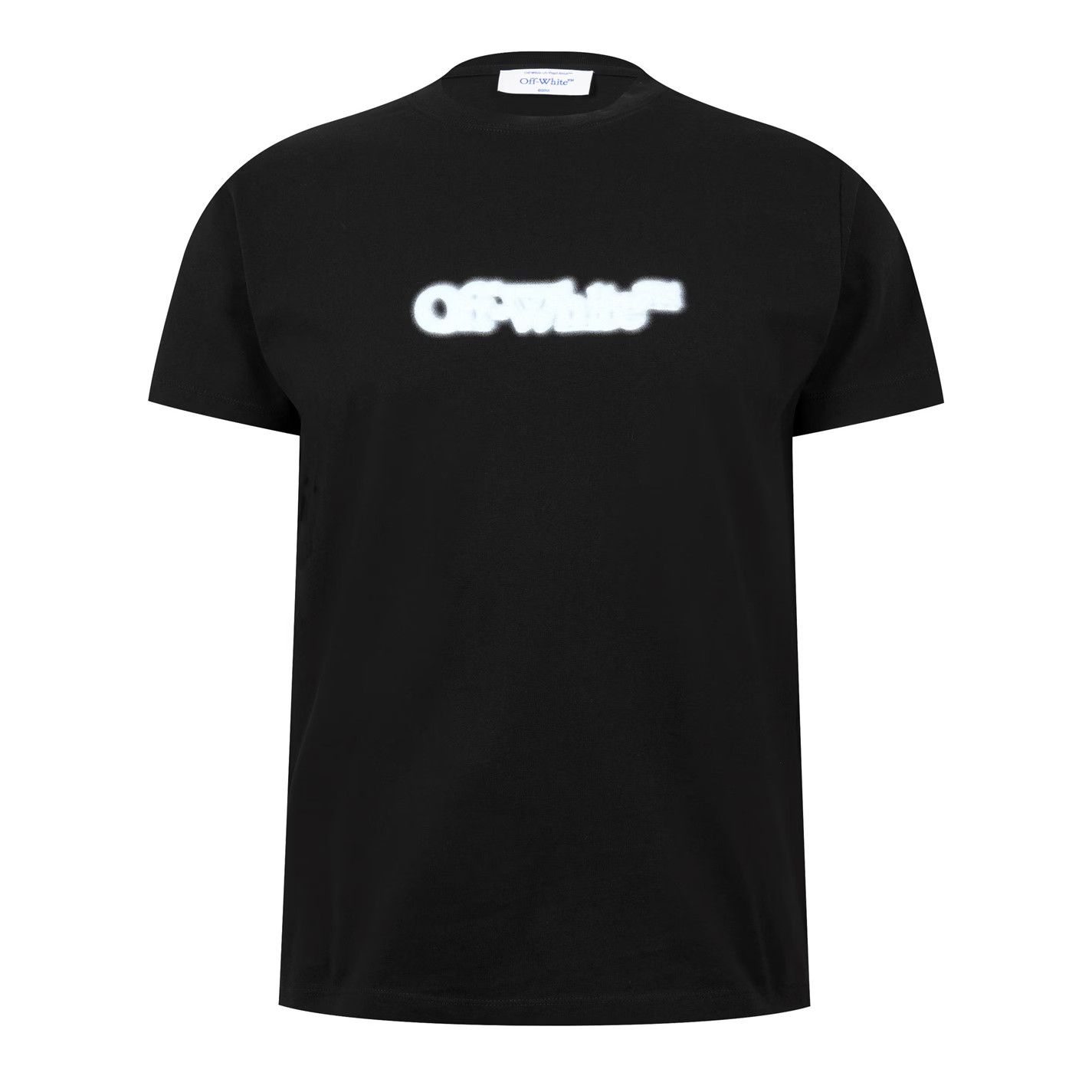 Off-White o1g2r1mq0226 Spray Arrow Logo T-Shirt In Black Size US XS / EU 42 / 0 - 1 Thumbnail