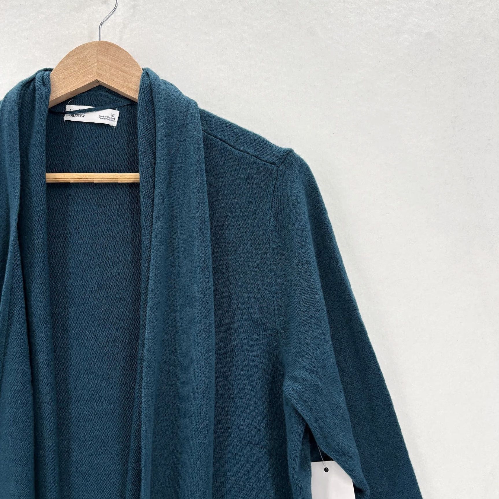 Croft & Barrow Acrylic Croft & Barrow Cardigan Sweater Womens XL Blue Open Front Collared NWT Size XL / US 12-14 / IT 48-50 - 2 Thumbnail