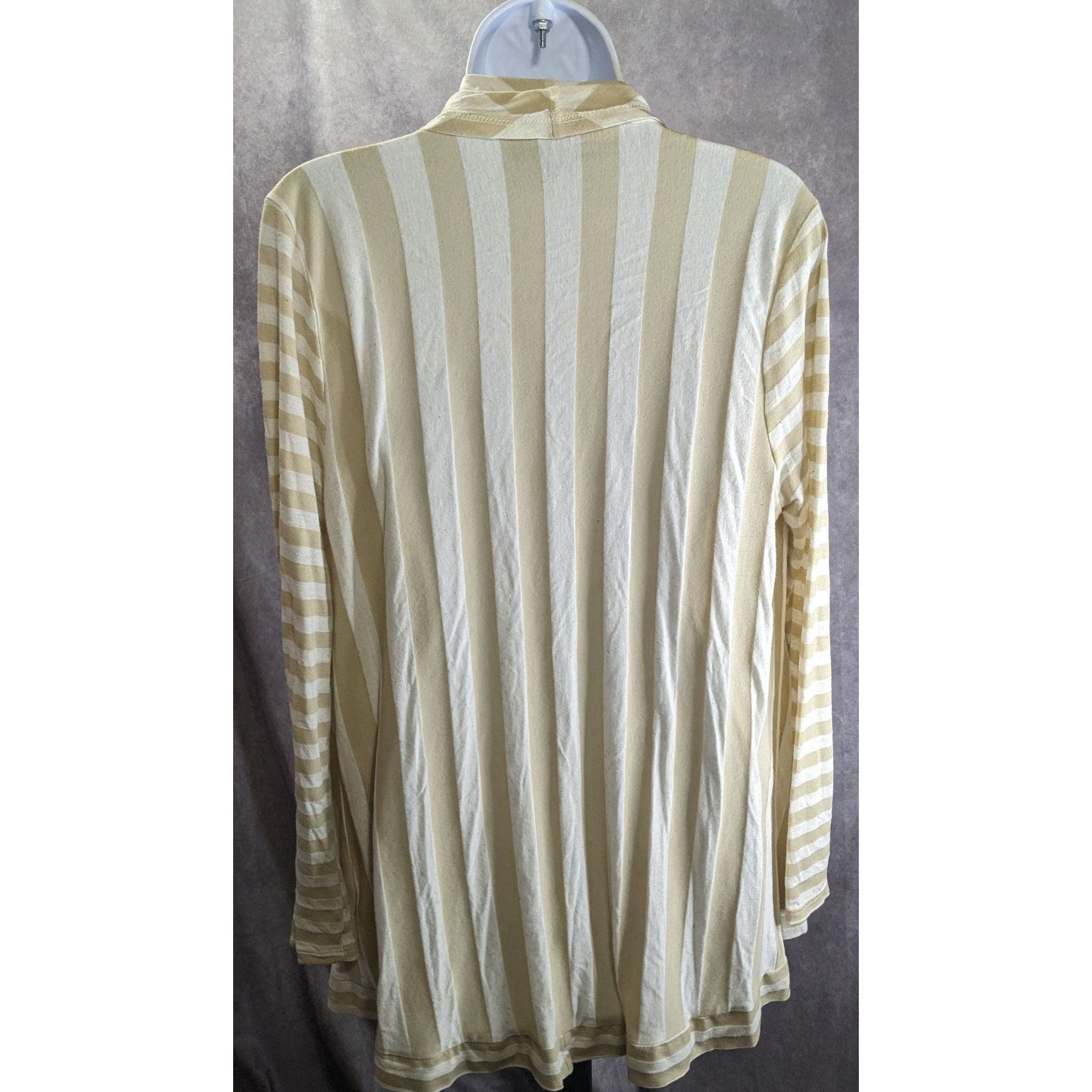 Other Preppy Fenn Wright Manson Beige & White Striped Open Front L Size M / US 6-8 / IT 42-44 - 2 Thumbnail
