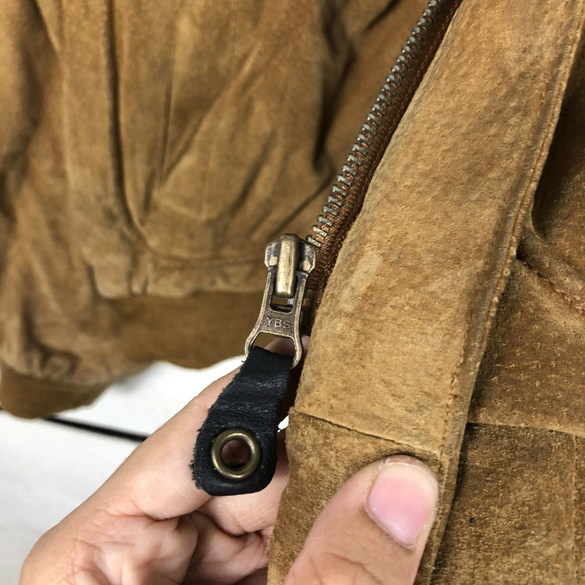 Japanese Brand 🔥VINTAGE BOMBER LEATHER JACKET GELEONE BASIC ISSEY MIYAKE Size US L / EU 52-54 / 3 - 19 Thumbnail