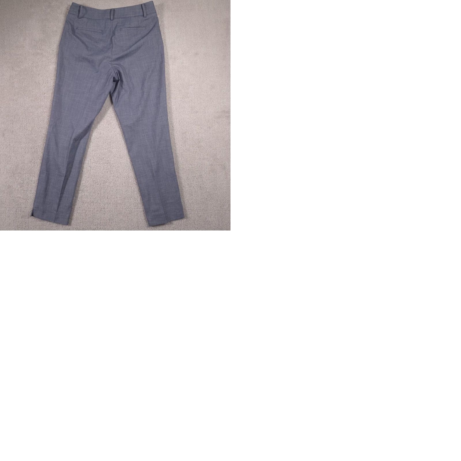 Talbots Talbots Pants Womens 10 Gray Hampshire Ankle Twill Slim Zip Stretch Work Size 32" / US 10 / IT 46 - 9 Thumbnail