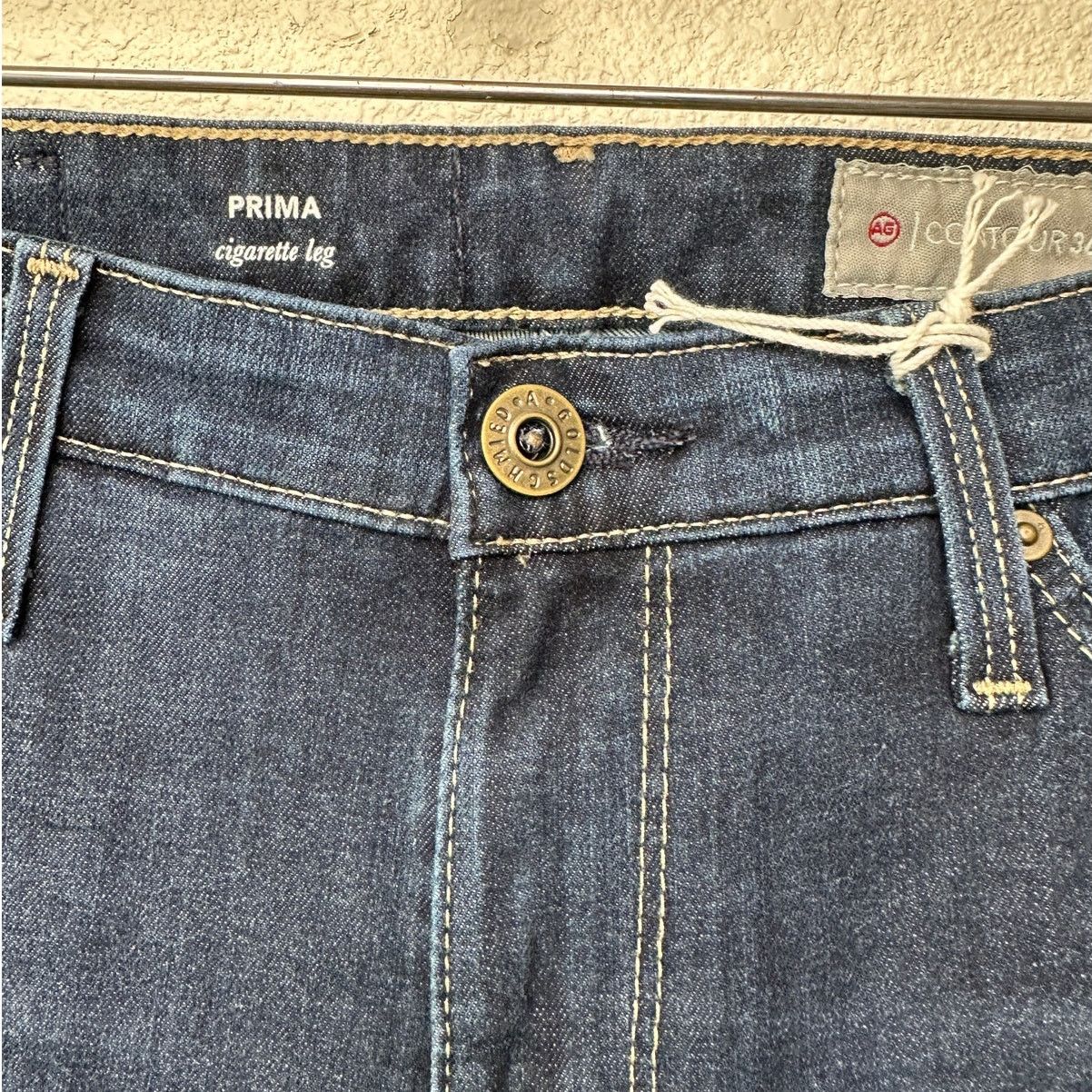 AG Adriano Goldschmied NWT AG Contour 360 Prima Cigarette Leg Jeans Dark Wash 28 Size 28" / US 6 / IT 42 - 5 Thumbnail