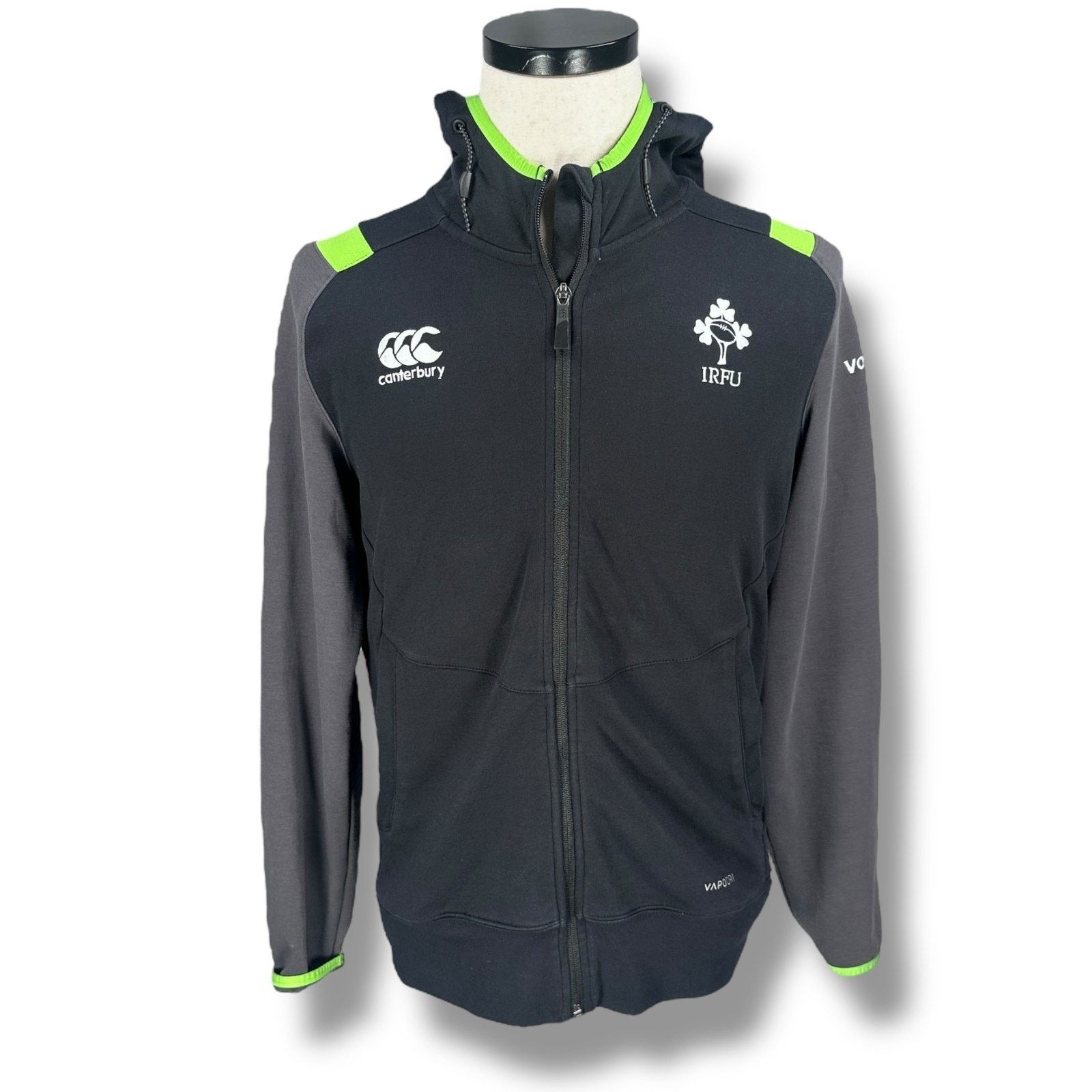 Other Canterbury Ireland Hoodie Jacket Men’s S Gray Black Full Zip Size US S / EU 44-46 / 1 - 1 Thumbnail