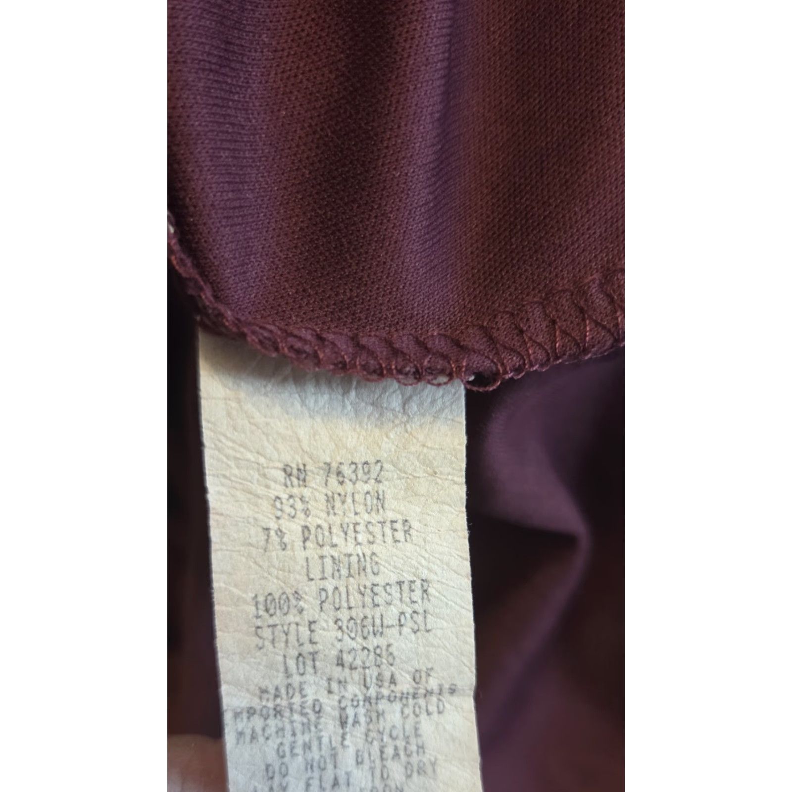 Vintage VINTAGE? No. Burgundy Lace Olivia Mathews Lined Cocktail Dress Goth Boho 2X Size XXL / US 16-18 / IT 52-54 - 4 Thumbnail