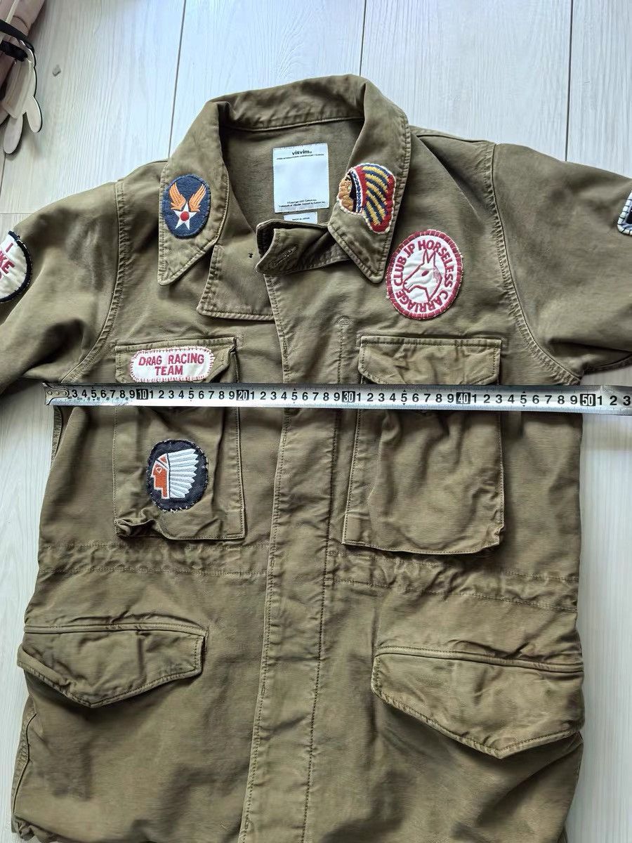Visvim VISVIM ACHSE JKT PATCHES (DMGD CHINO), Appliqué Jacket Size US S / EU 44-46 / 1 - 7 Thumbnail