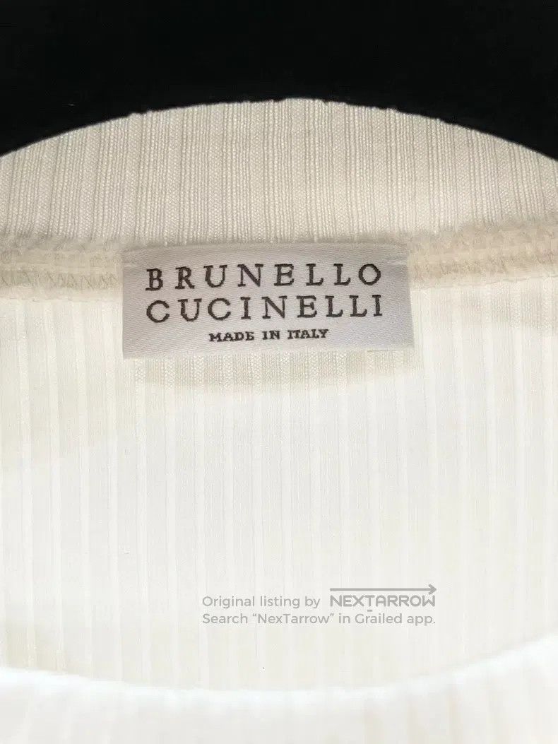 Brunello Cucinelli Brunello Cucinelli Sleeveless under vest, bead decoration. Size S / US 4 / IT 40 - 3 Thumbnail