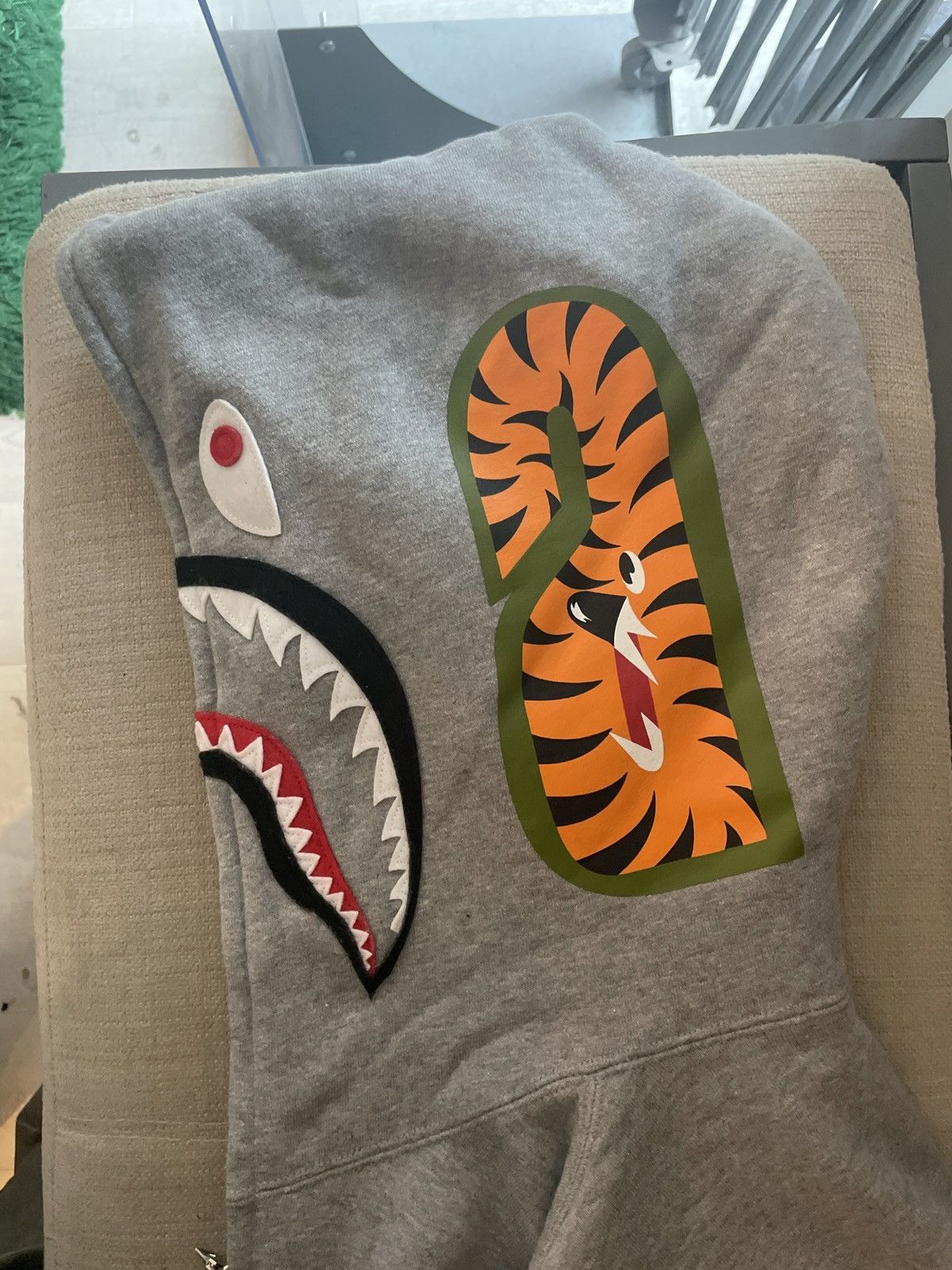 Bape Bape Shark Full Zip WGM Hoodie Grey S Size US S / EU 44-46 / 1 - 4 Thumbnail
