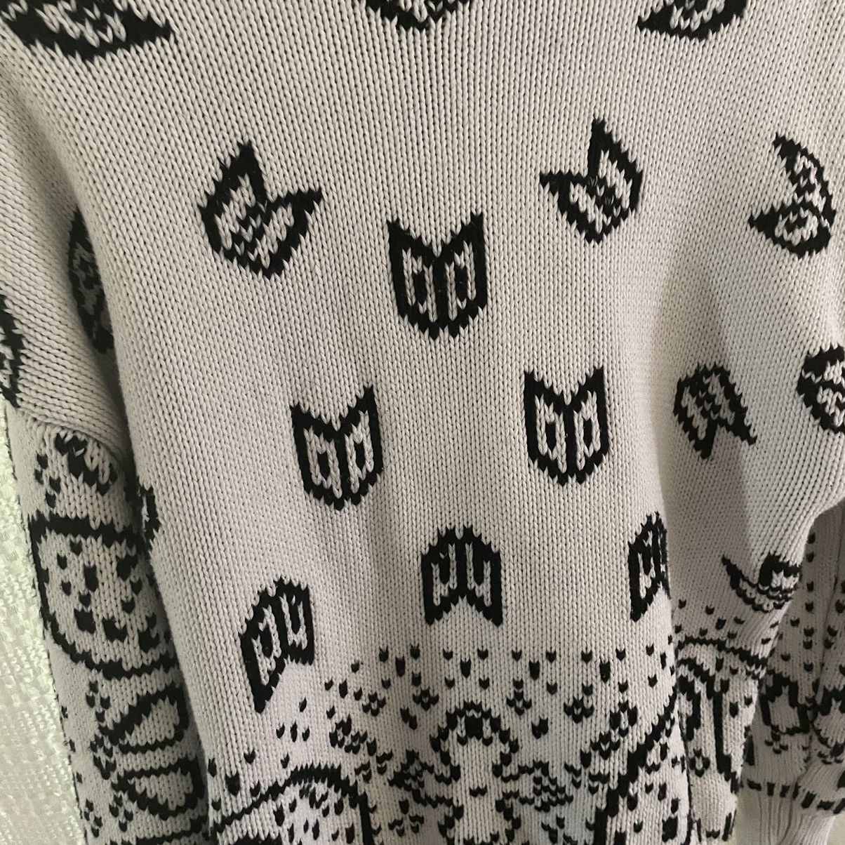 Rhude Rhude Cream Double Knit Cotton Cashmere Bandana Sweater Size US S / EU 44-46 / 1 - 4 Thumbnail
