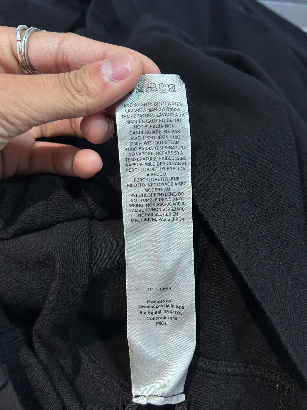 Rick Owens Rick Owens Grid Embroidered Jumbo Size US S / EU 44-46 / 1 - 4 Thumbnail