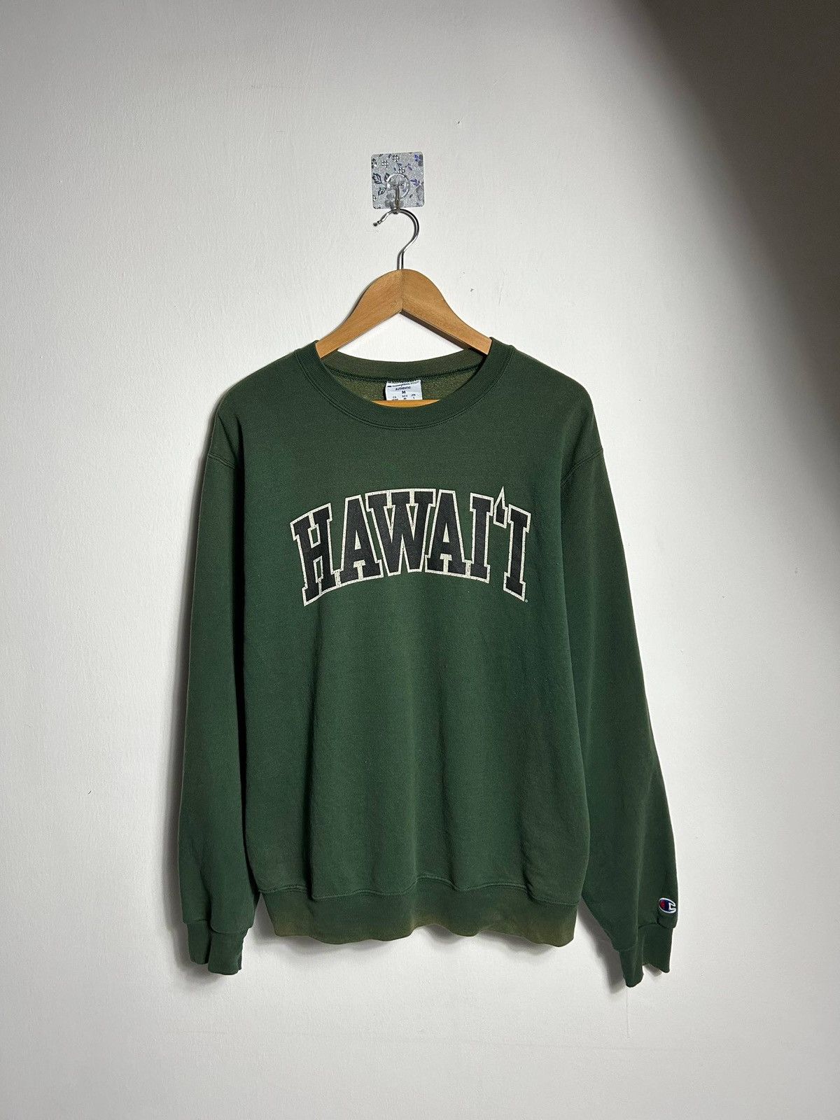 Champion Vintage Sunfaded Champion Hawaii Sweatshirt Size US M / EU 48-50 / 2 - 1 Thumbnail