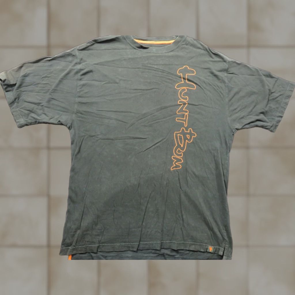 Olive VTG Hunt-Bum T-Shirt Distressed Bowhunting Deer Buck Olive Green orange Adult XL Green 90s Mens Short Sleeve Crew Neck Graphic Print Vintage Size US XL / EU 56 / 4 - 1 Thumbnail