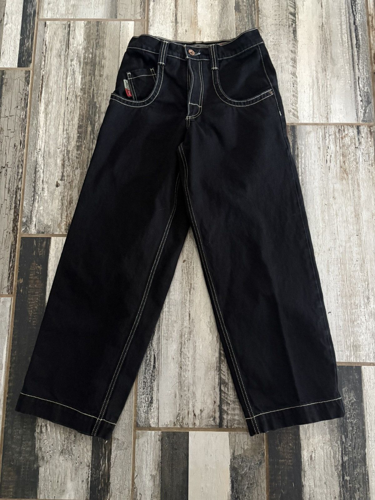 JNCO low down jet black jnco Size 28" / US 6 / IT 42 - 1 Thumbnail
