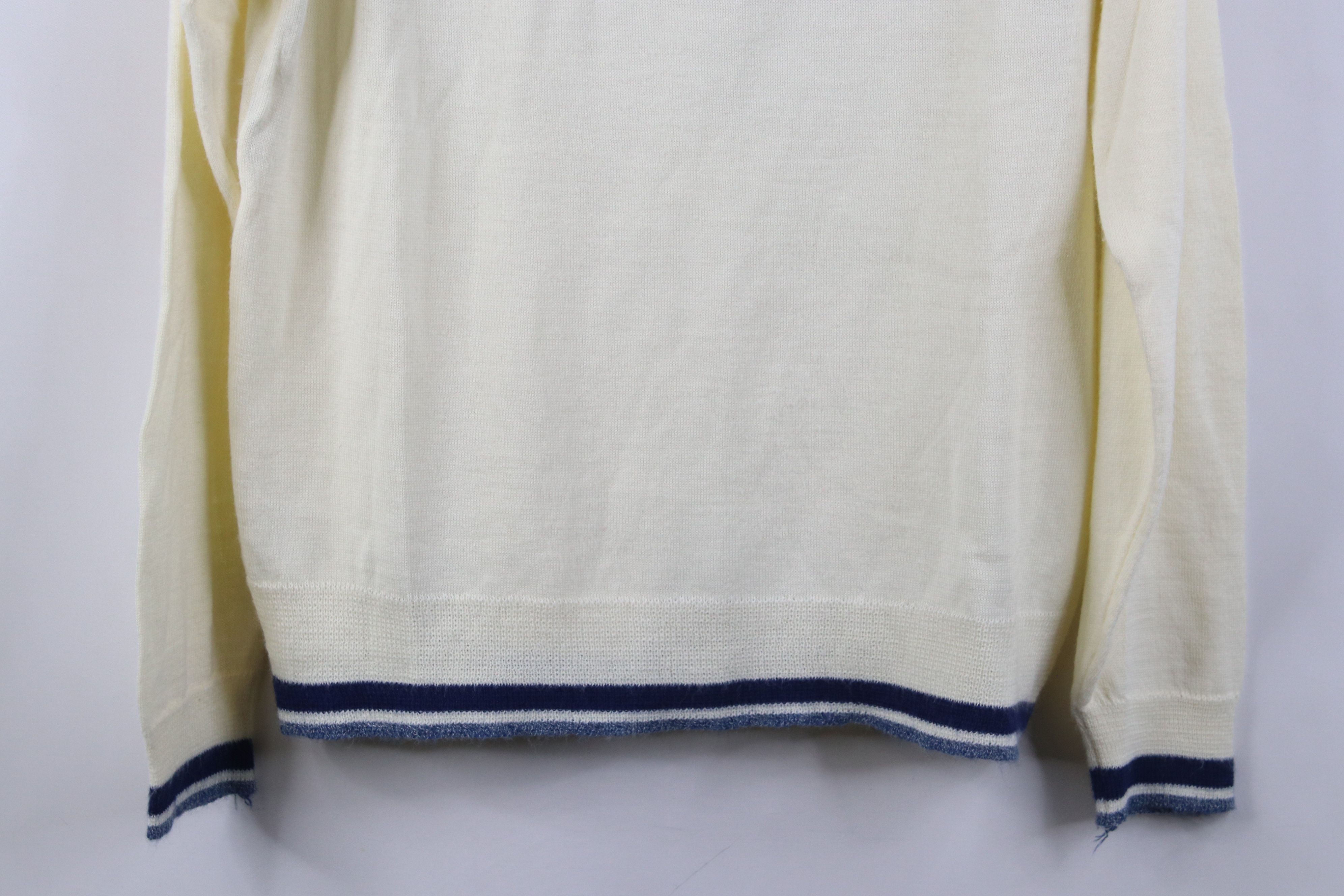Vintage Vintage 70s Streetwear Thin Knit Collared Polo Sweater USA Size US M / EU 48-50 / 2 - 3 Thumbnail