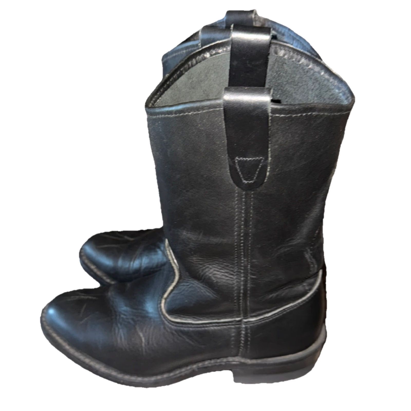 Doublet Double H Ranchwell 2559 Oil Resistant Cowboy Boots Men’s Size 7.5 EE Black USA Size US 8 / EU 41 - 4 Thumbnail