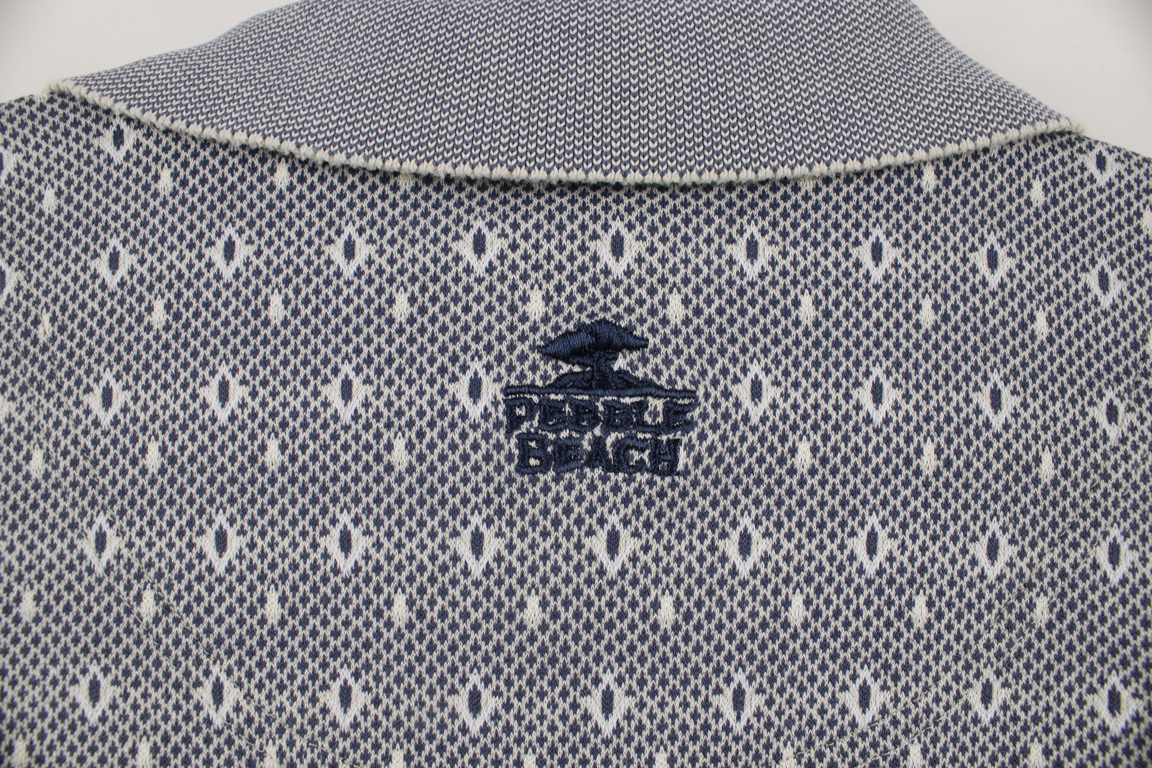 Vintage Vintage 90s Pebble Beach Knit Short Sleeve Polo Shirt Cotton Size US M / EU 48-50 / 2 - 9 Thumbnail