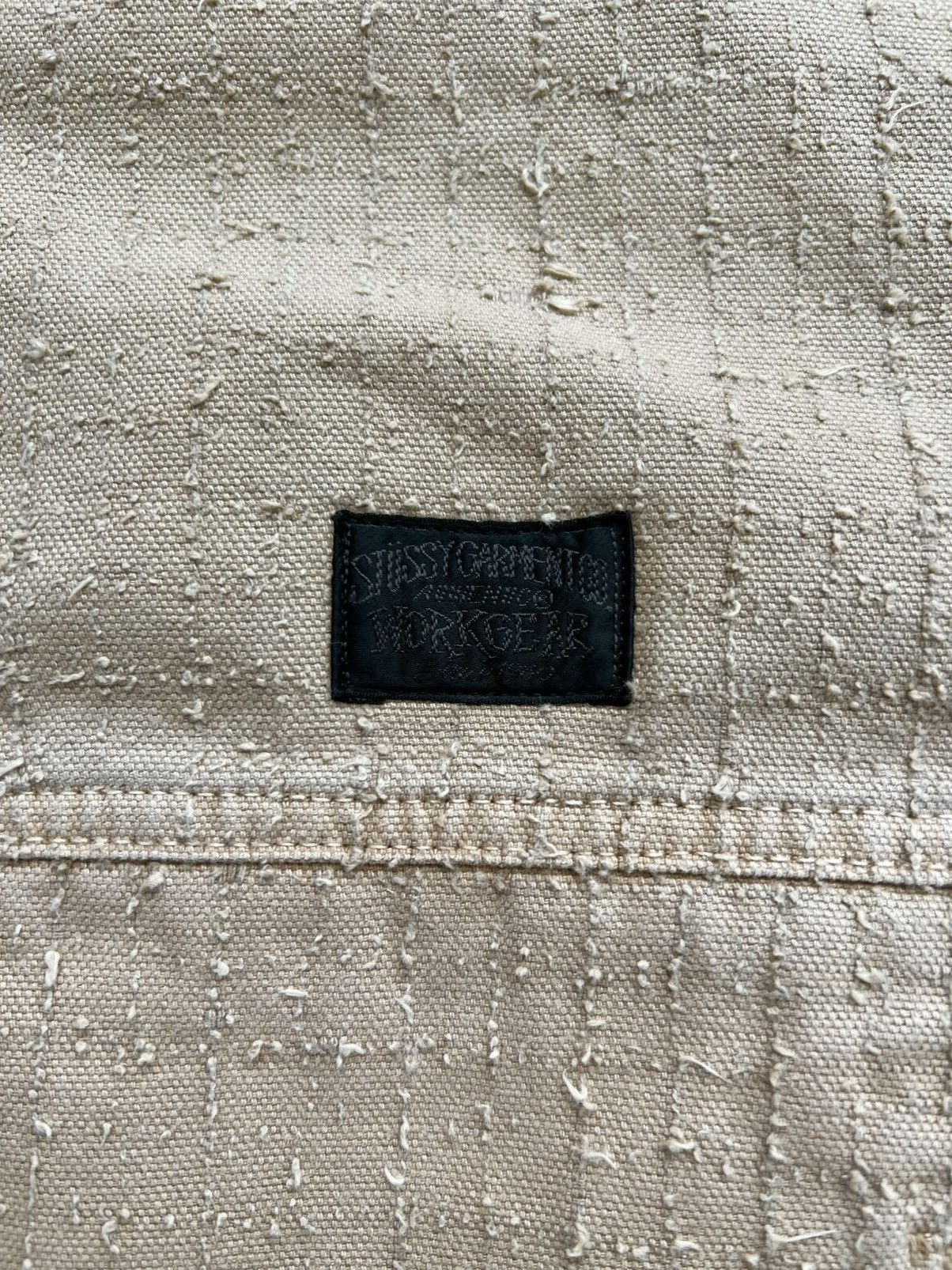 Stussy Stussy Canvas Needlepunch Work Jacket “Khaki” Medium Size US M / EU 48-50 / 2 - 4 Thumbnail
