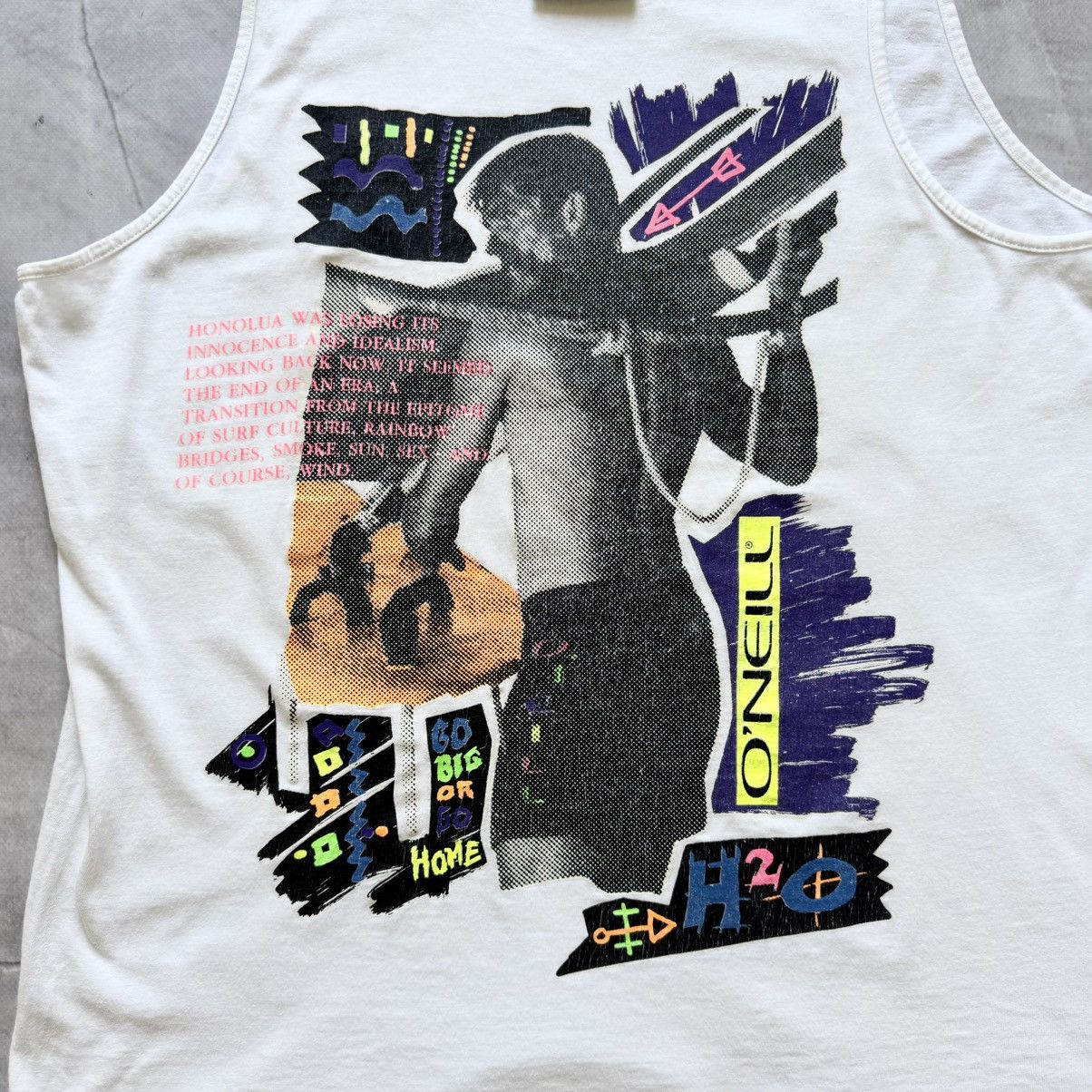 O'Neill 90s Oneill Big Logo Boxy Tank Top Oakley Mambo Vibe Size US L / EU 52-54 / 3 - 2 Thumbnail
