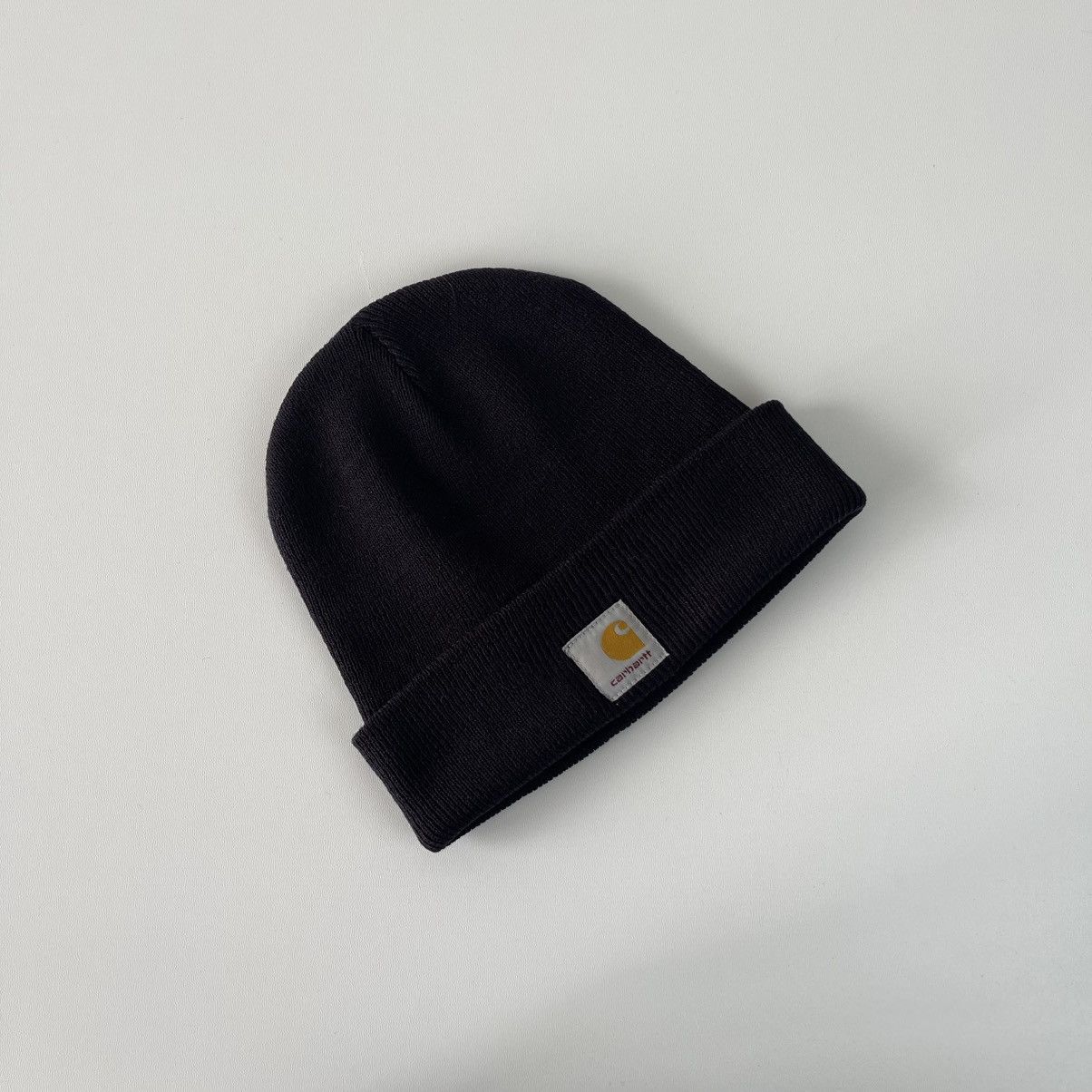 Carhartt Wip Carhartt WIP Acrylic Watch Logo Beanie Hat Black Y2K Size ONE SIZE - 6 Thumbnail
