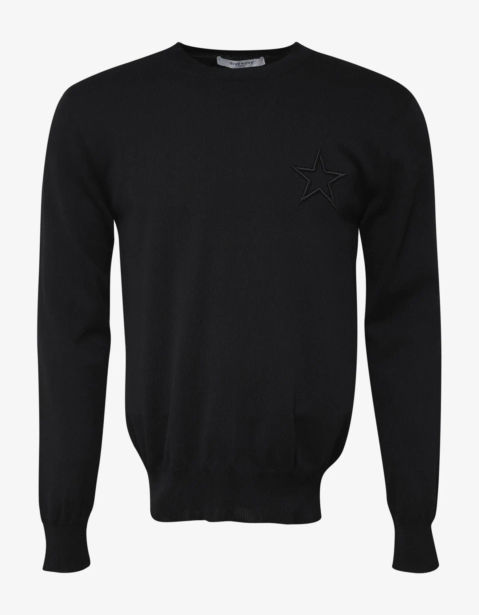 Givenchy Givenchy Black Star Sweater Size US XS / EU 42 / 0 - 1 Thumbnail